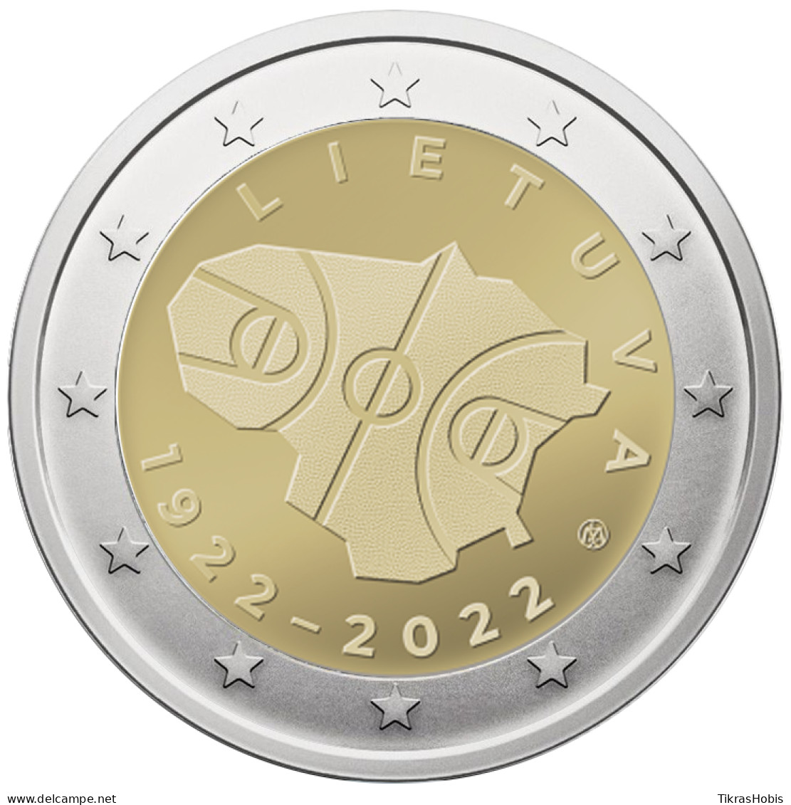 Lithuania 2 Euro, 2022 For Lithuanian Basketball 100 UC113 - Litouwen