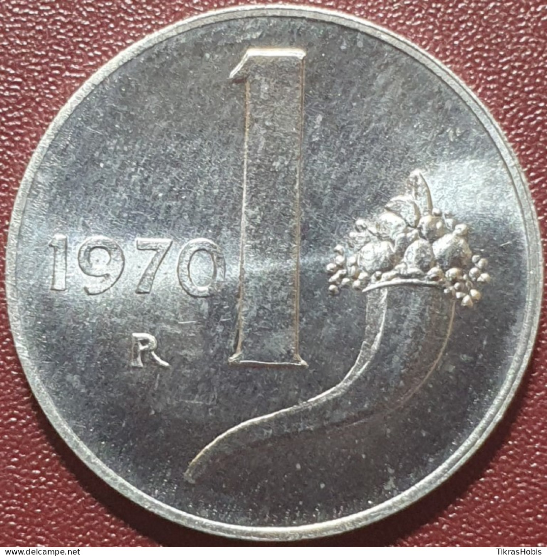 Italy 1 Lira, 1970 KM91 - Other & Unclassified