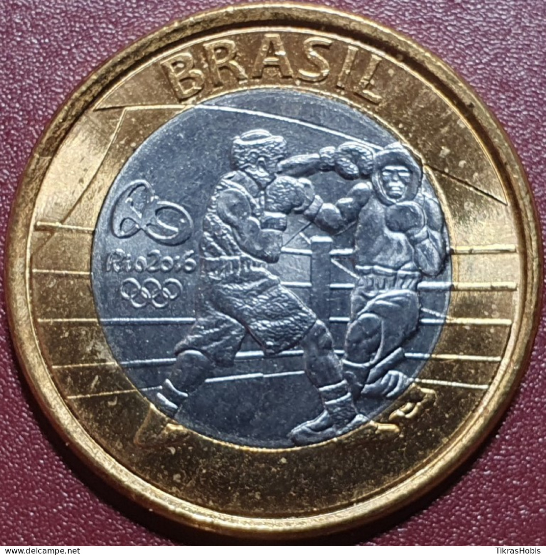 Brazil 1 Real, 2016 RIO Boxing KM724 - Brazil