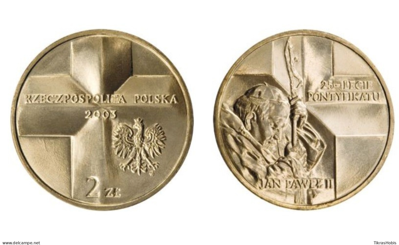 Poland 2 Zlotys, 2003 25 John Paul II Y465 - Poland