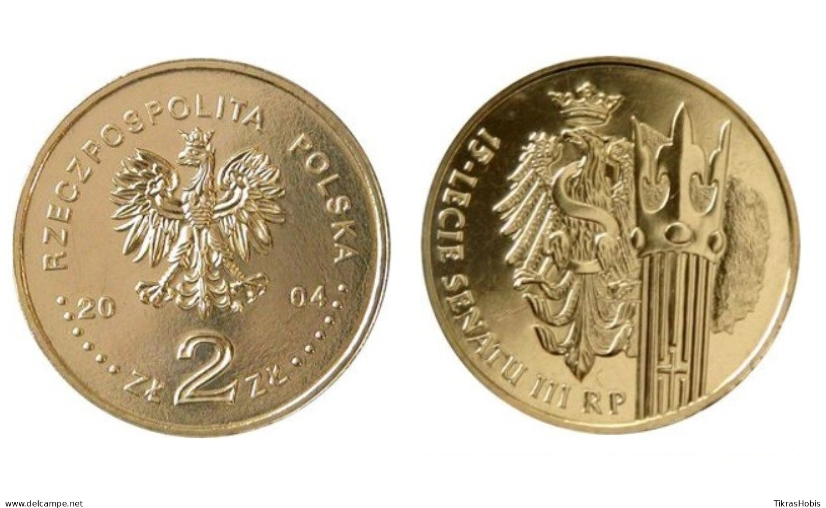 Poland 2 Zlotys, 2004 For The 15-year Senate Y503 - Polonia