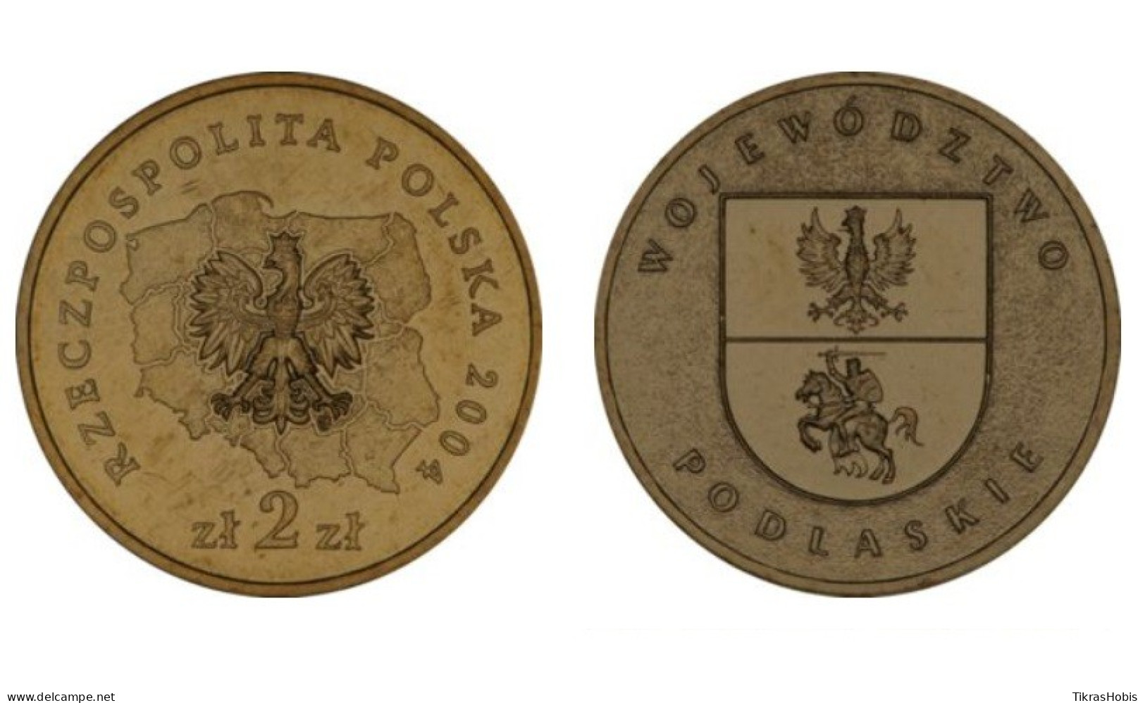 Poland 2 Zlotys, 2004 Polish Voivodeship Y491 - Pologne