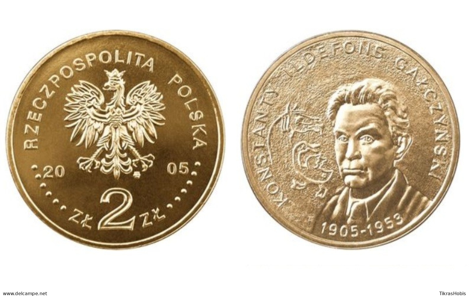 Poland 2 Zlotys, 2005 K. Galczynski 100 Y527 - Poland