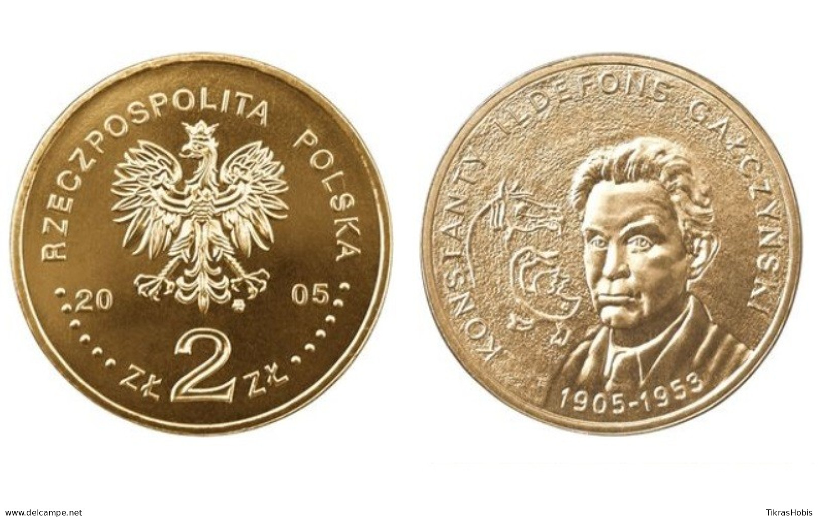 Poland 2 Zlotys, 2005 K. Galczynski 100 Y527 - Pologne