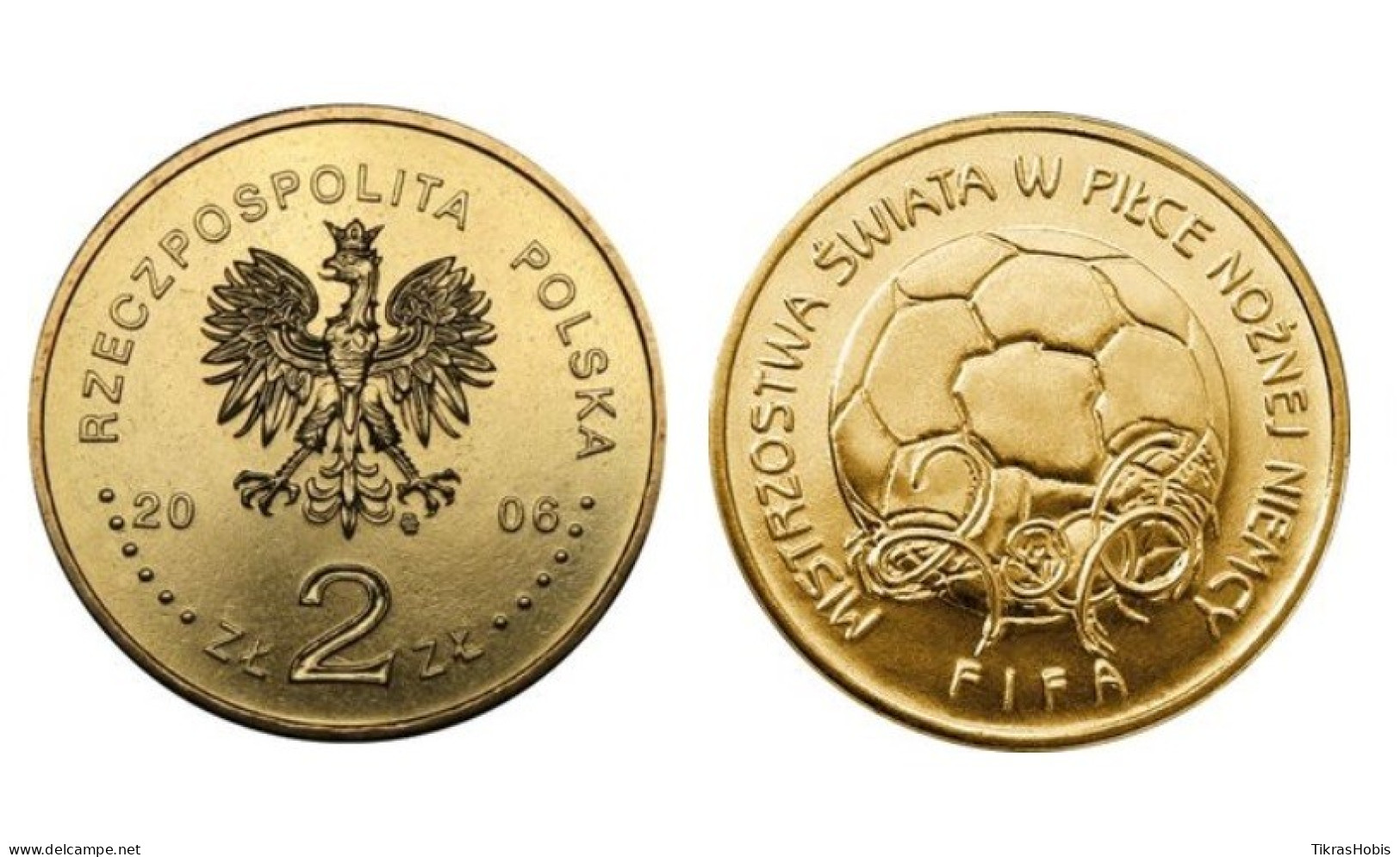 Poland 2 Zloty 2006 FIFA World Cup Y606 - Polonia