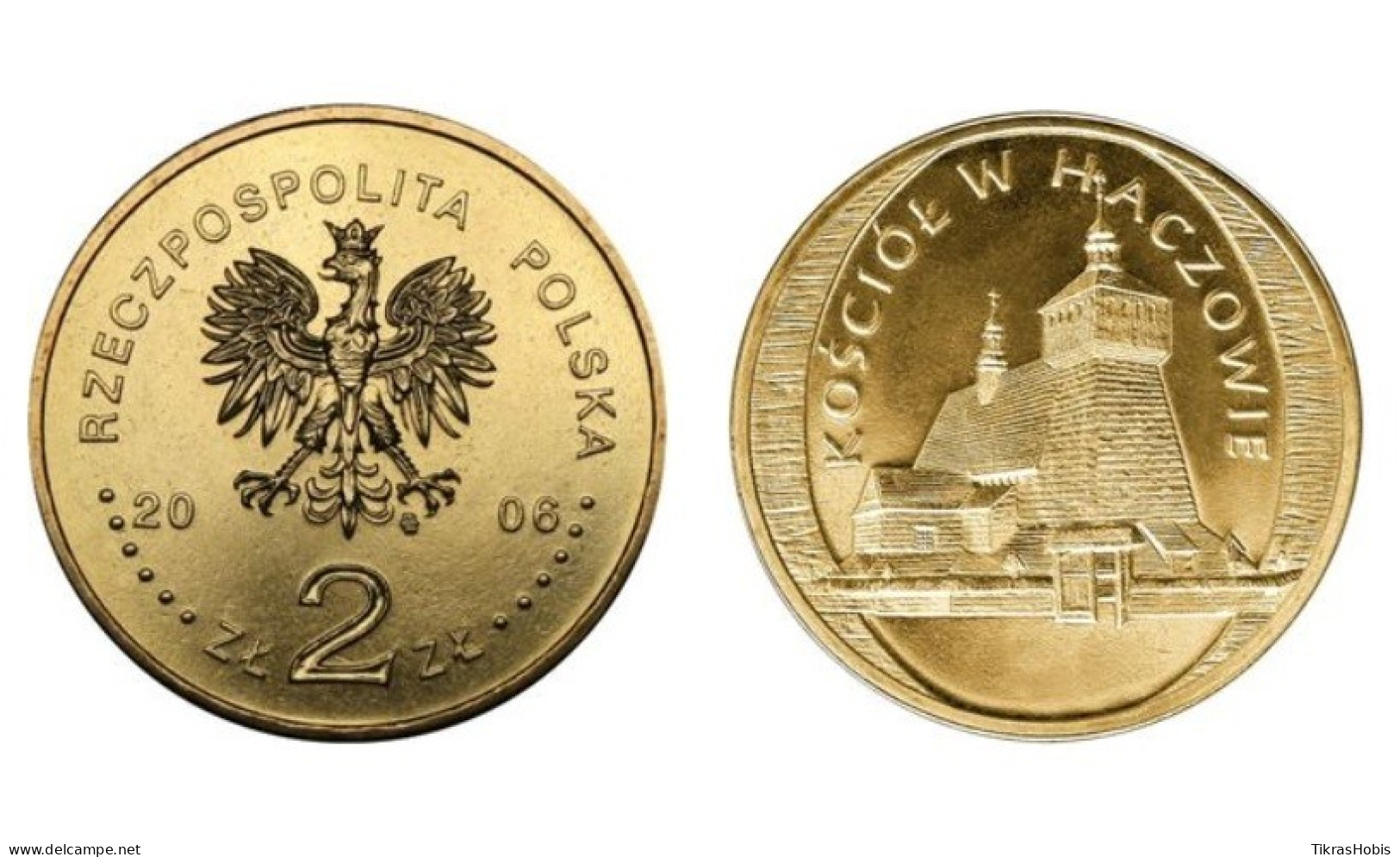 Poland 2 Zlotys, 2006 Church In Haczove Y547 - Pologne