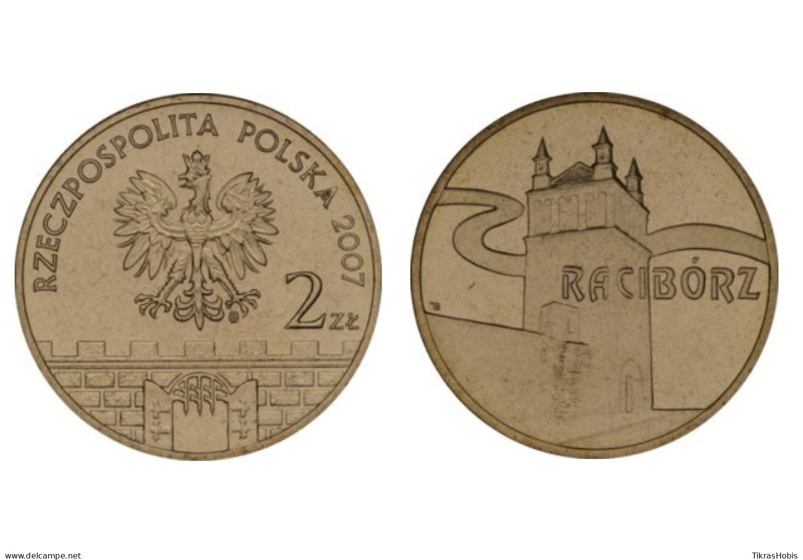 Poland 2 Zlotys, 2007 Racibuža Y619 - Polen