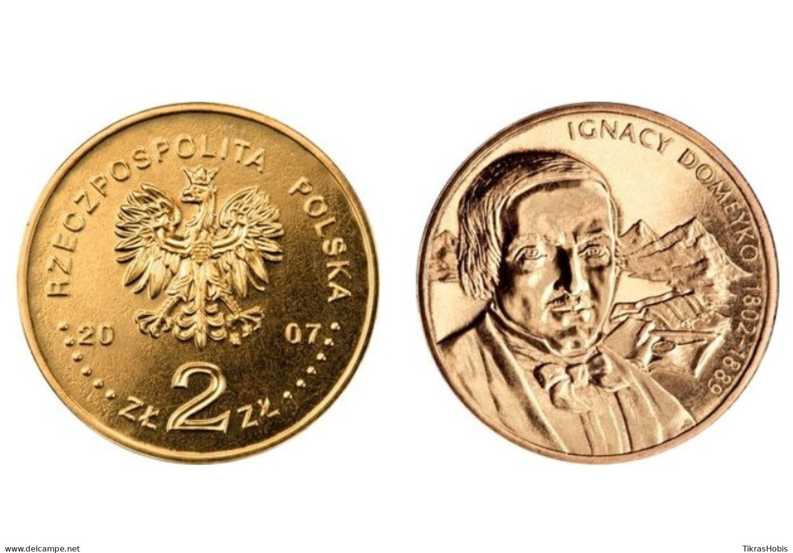 Poland 2 Zlotys, 2007 Ignas Domeika Y590 - Pologne