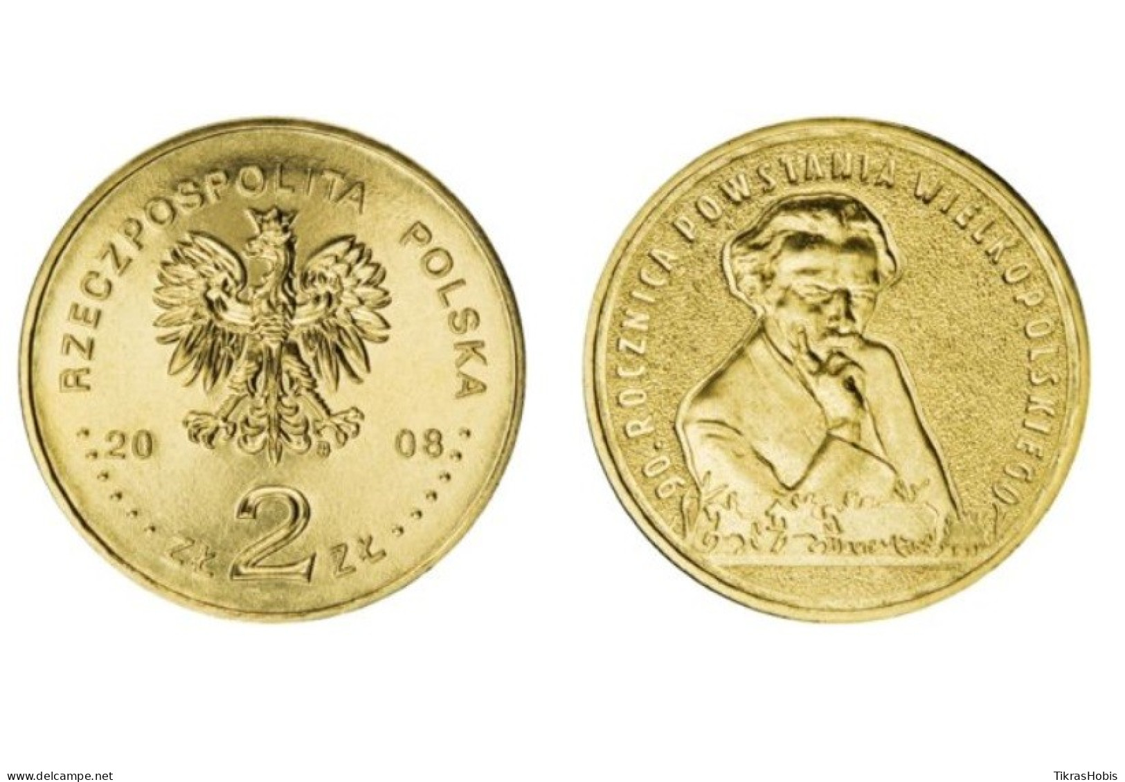 Poland 2 Zlotys, 2008 90 Years Of The Uprising. Y662 - Polonia