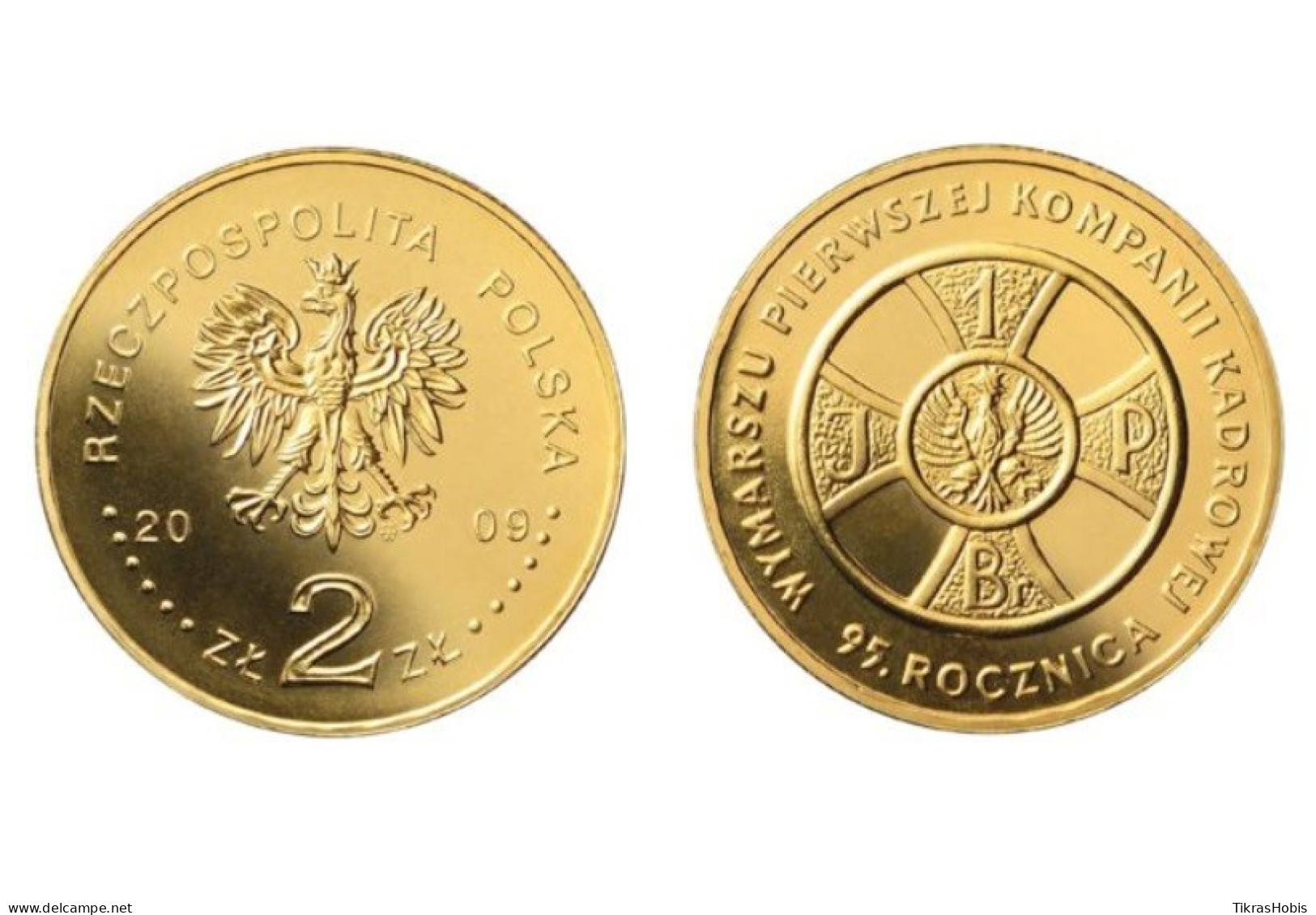 Poland 2 Zlotys, 2009 95 Frame Comp. March Y690 - Polen