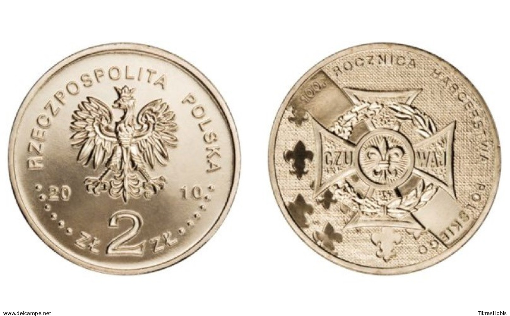 Poland 2 Zlotys, 2010 Polish Scouts 100 Y725 - Poland