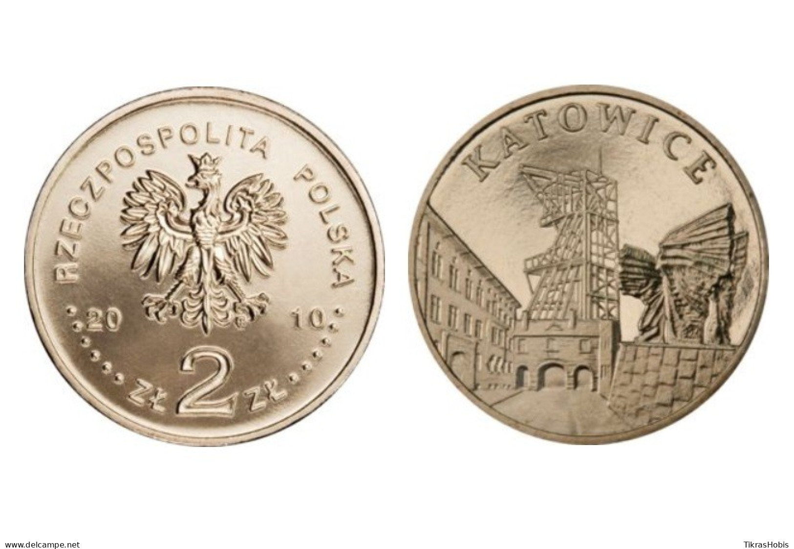 Poland 2 Zlotys, 2010 Katowice Y761 - Poland