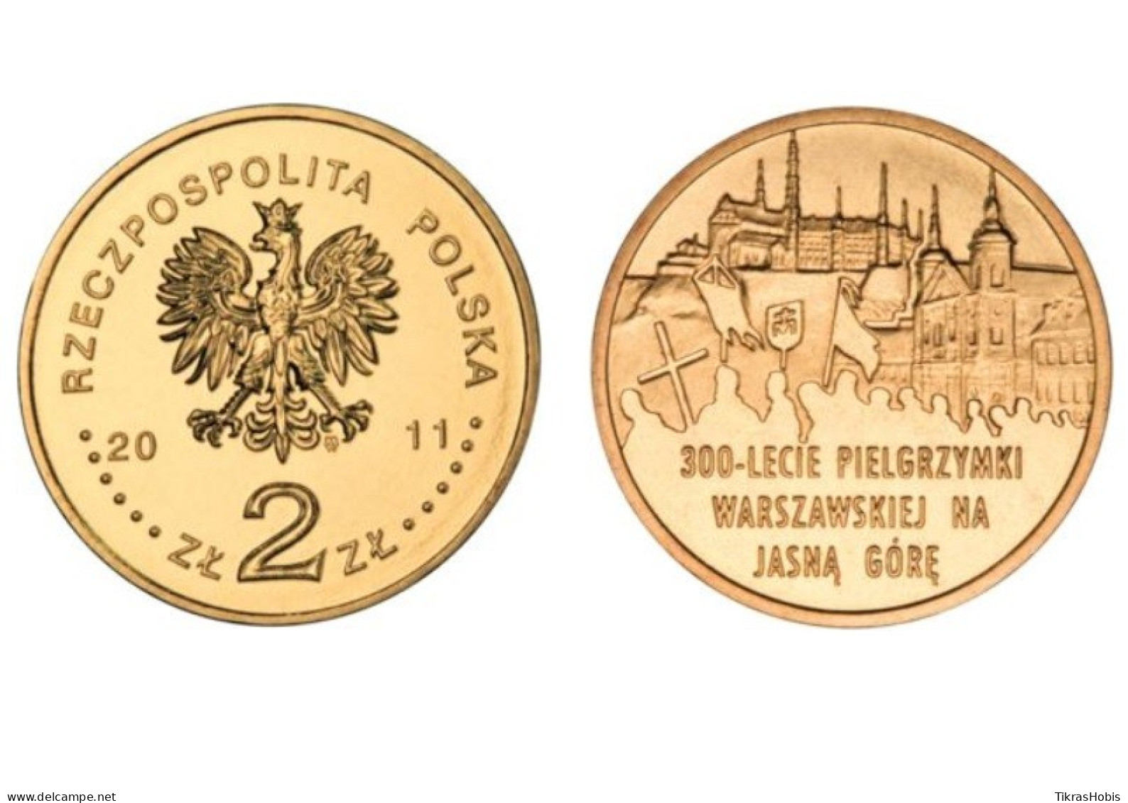 Poland 2 Zlotys, 2011 Jasna Gora 300 Y784 - Polonia