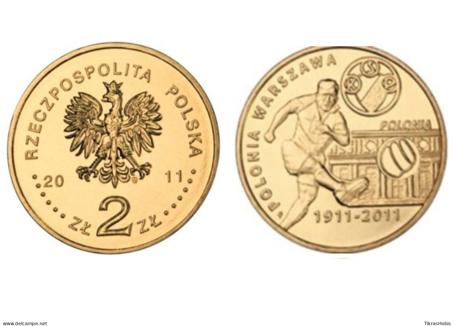 Poland 2 Zlotys, 2011 Warsaw Polonia Y799 - Polonia