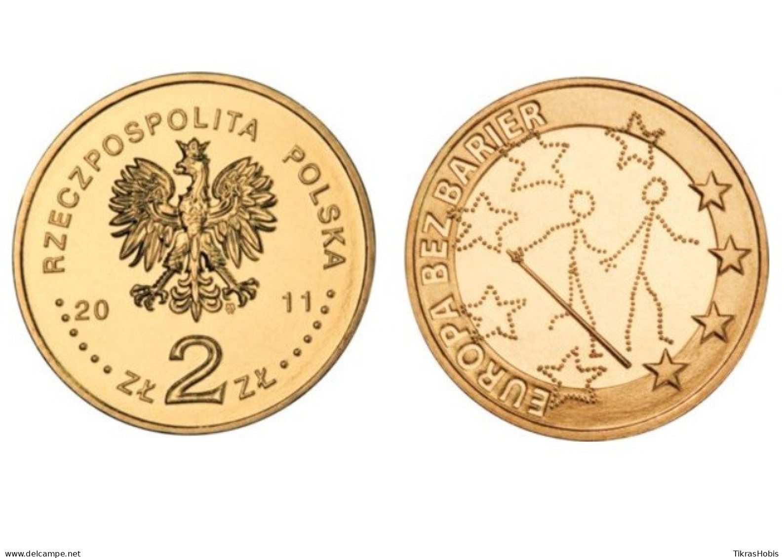 Poland 2 Zlotys, 2011 Society Of The Blind 100 Y795 - Poland