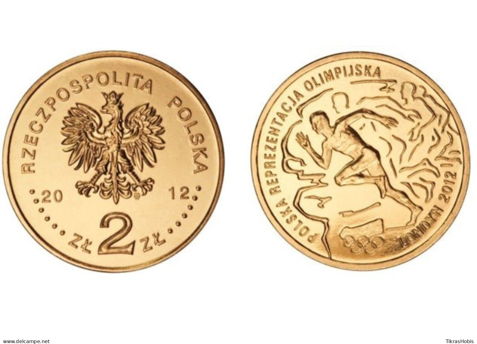 Poland 2 Zlotys, 2012 Summer Olympics. London Y832 - Polonia