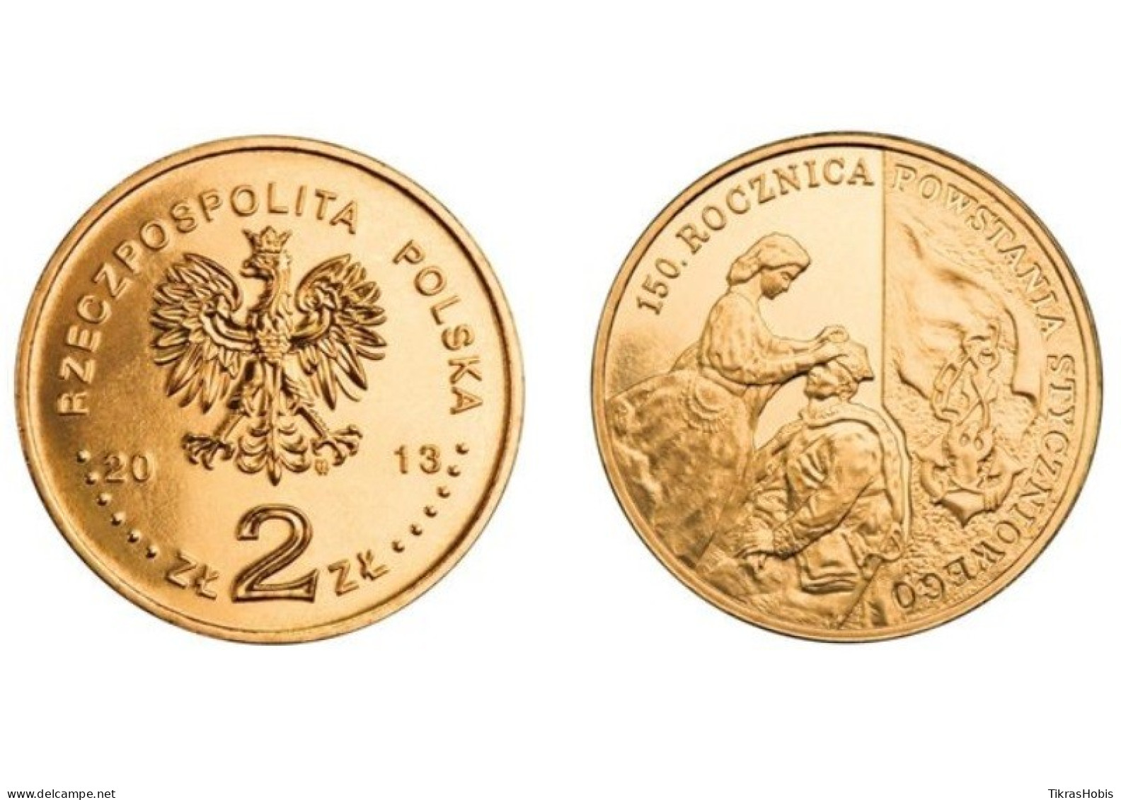 Poland 2 Zlotys, 2013 150 January Uprising Y852 - Pologne