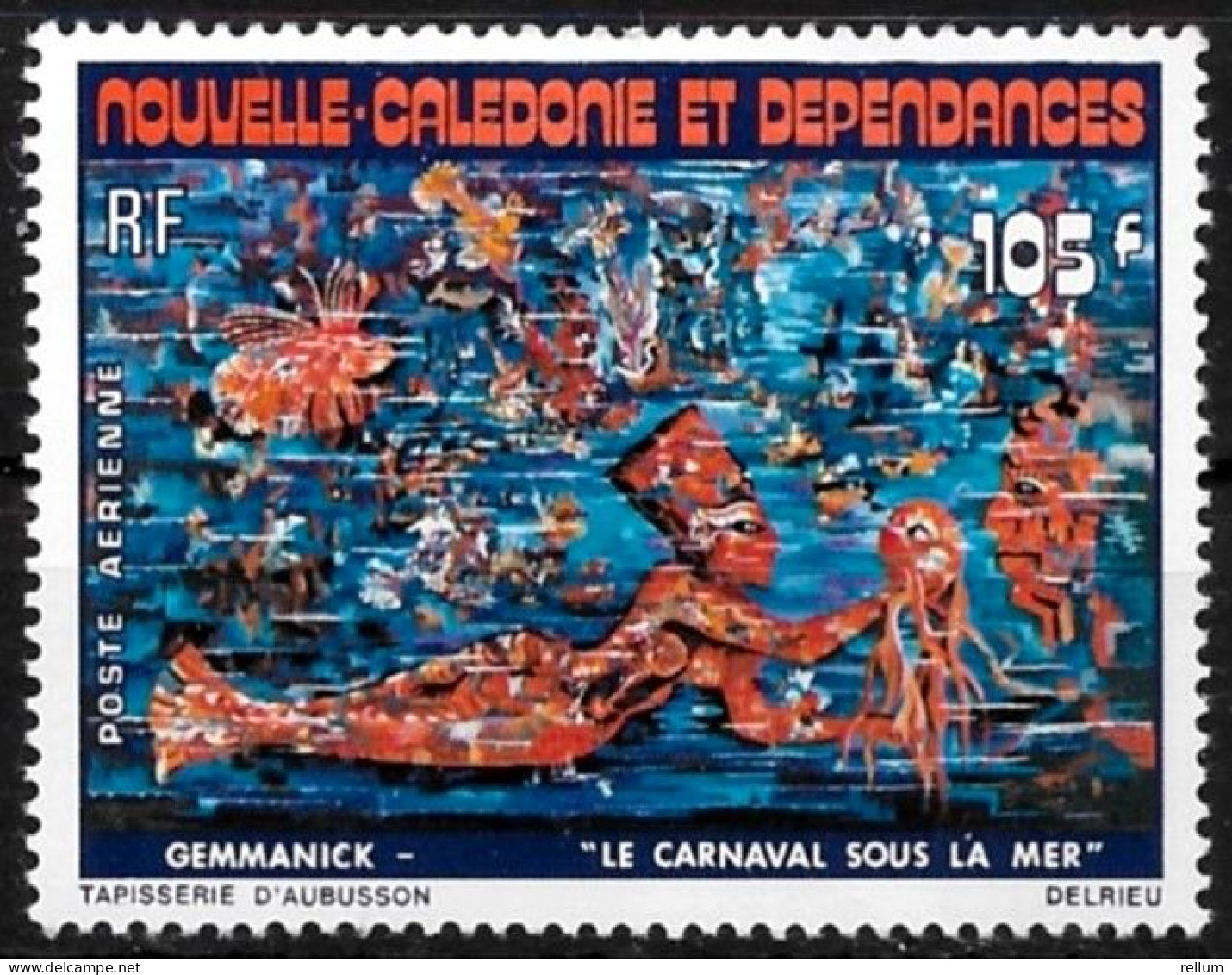 Nouvelle Calédonie 1978 - Yvert N° PA 185 - Michel N° 613 * - Unused Stamps