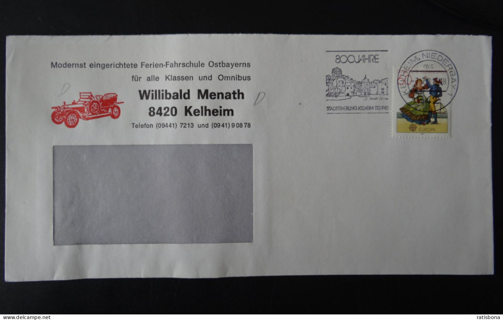 8420 Kelheim - 800 Jahre Stadterhebung Kelheim 1181-1981 - Werbestempel 1981 - Franking Machines (EMA)