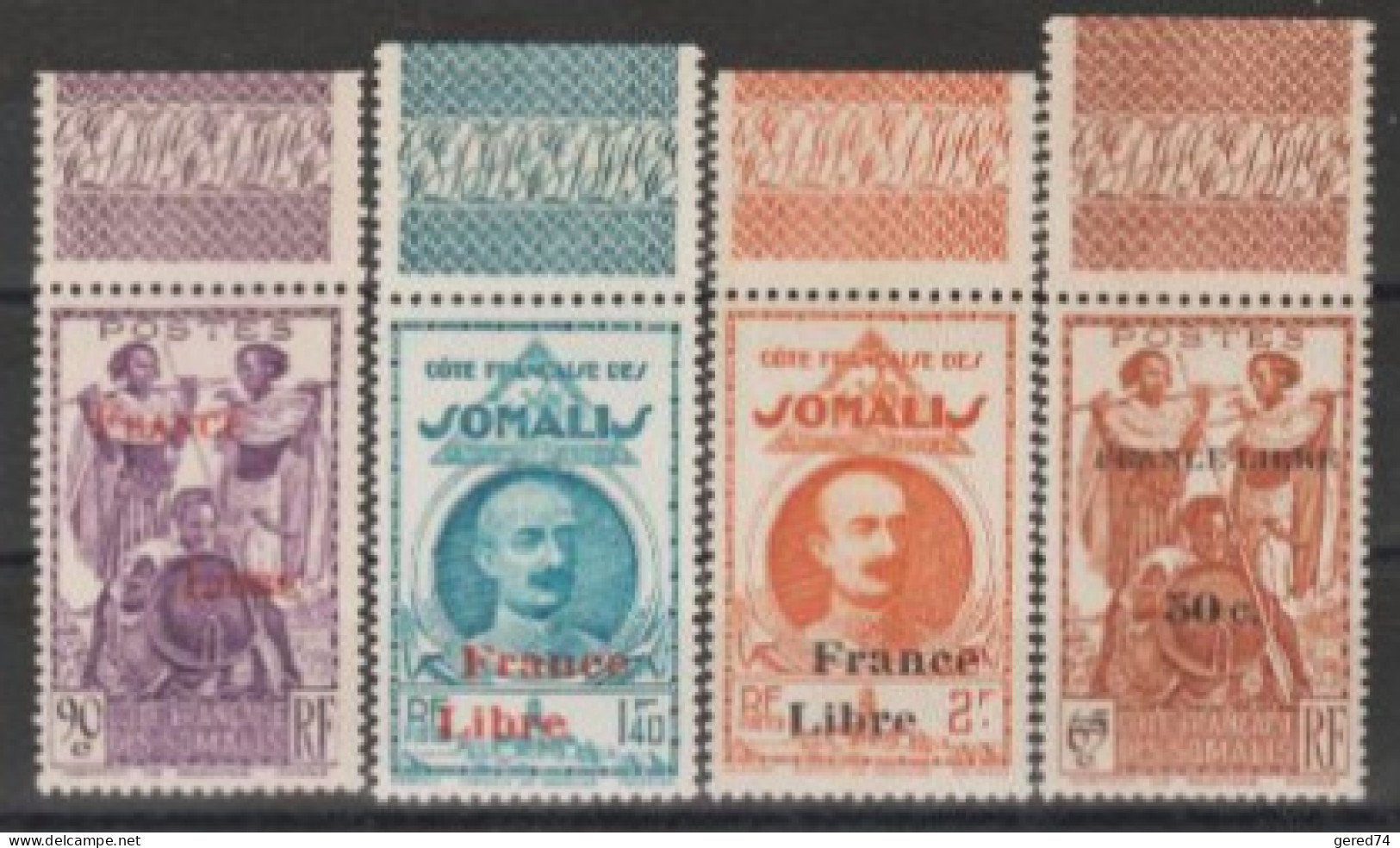 Côte Des SOMALIS : N° 220 - 222 - 226 - 233 Neufs**  TB (cote 12.50 €) - Unused Stamps