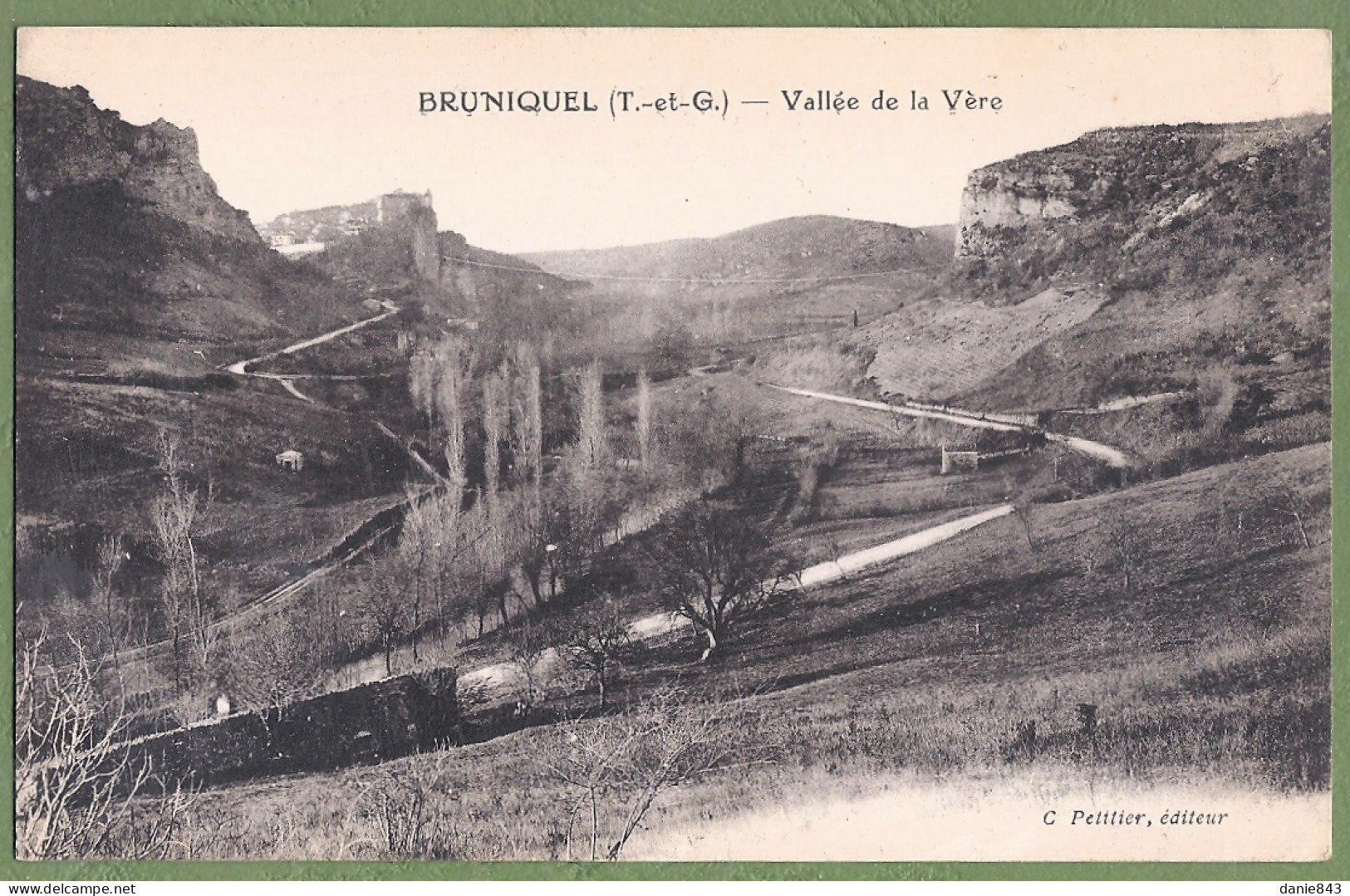 CPA - TARN ET GARONNE - BRUNIQUEL - VALLÉE DE LA VERE - Sonstige & Ohne Zuordnung