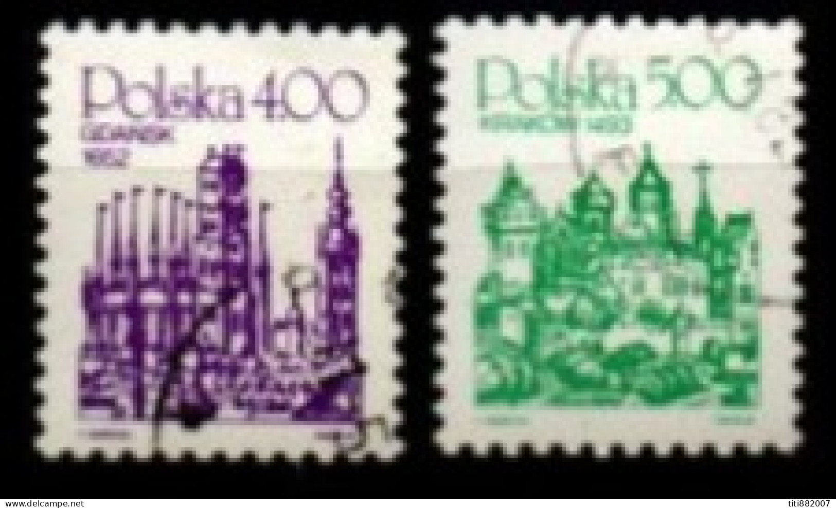 POLOGNE    -    1981 . Y&T N° 2568 / 2569  Oblitérés . - Usados