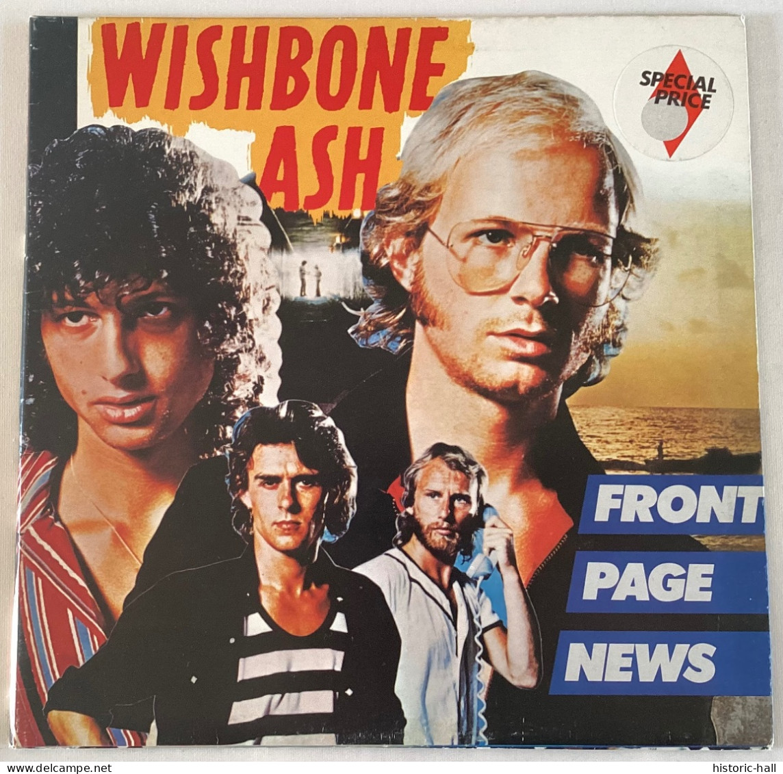 WISHBONE ASH - Front Page News -  LP - 1977 - UK Press - Rock