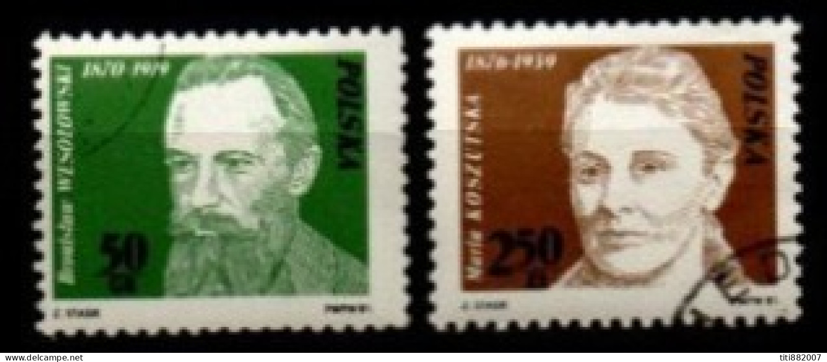 POLOGNE    -    1981 . Y&T N° 2588 & 2590 Oblitérés . - Usados