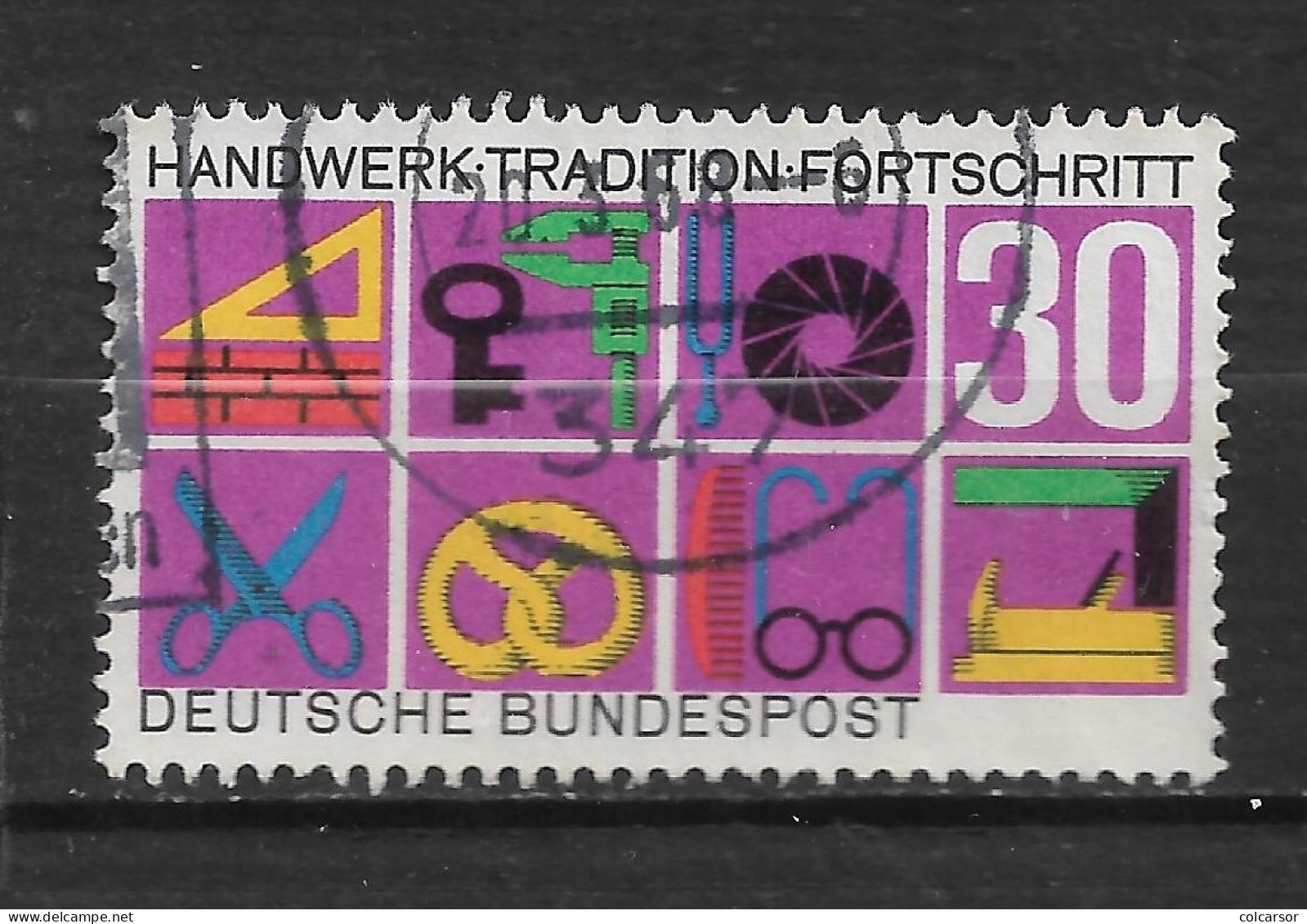 ALLEMAGNE   FÈDÉRALE N° 418 " ARTISANAT - Gebraucht