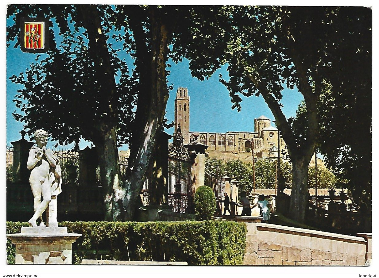 CAMPOS ELISEOS Y SEO ANTIGUA / CAMPOS ELISEOS AND ANTIQUE CATHEDRAL.- LLEIDA / LERIDA.- ( CATALUNYA ) - Lérida