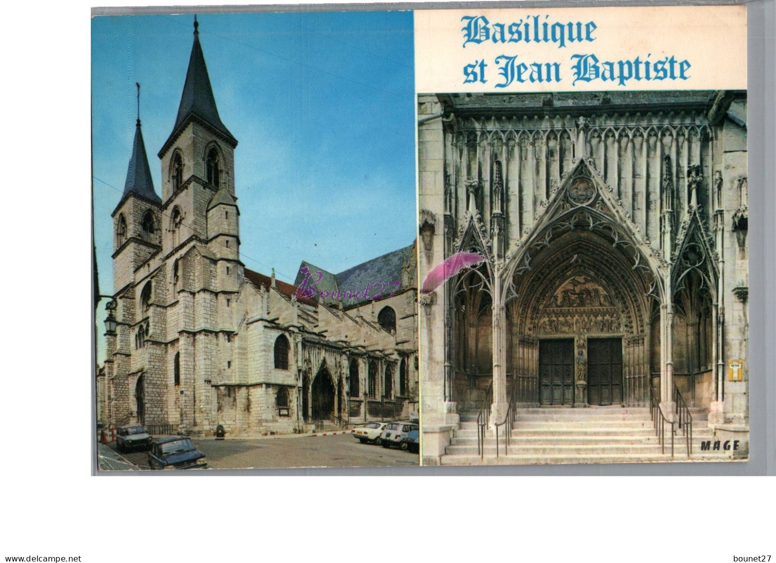 CHAUMONT 52 - La Basilique St Saint Jean Baptiste 1977 - Chaumont