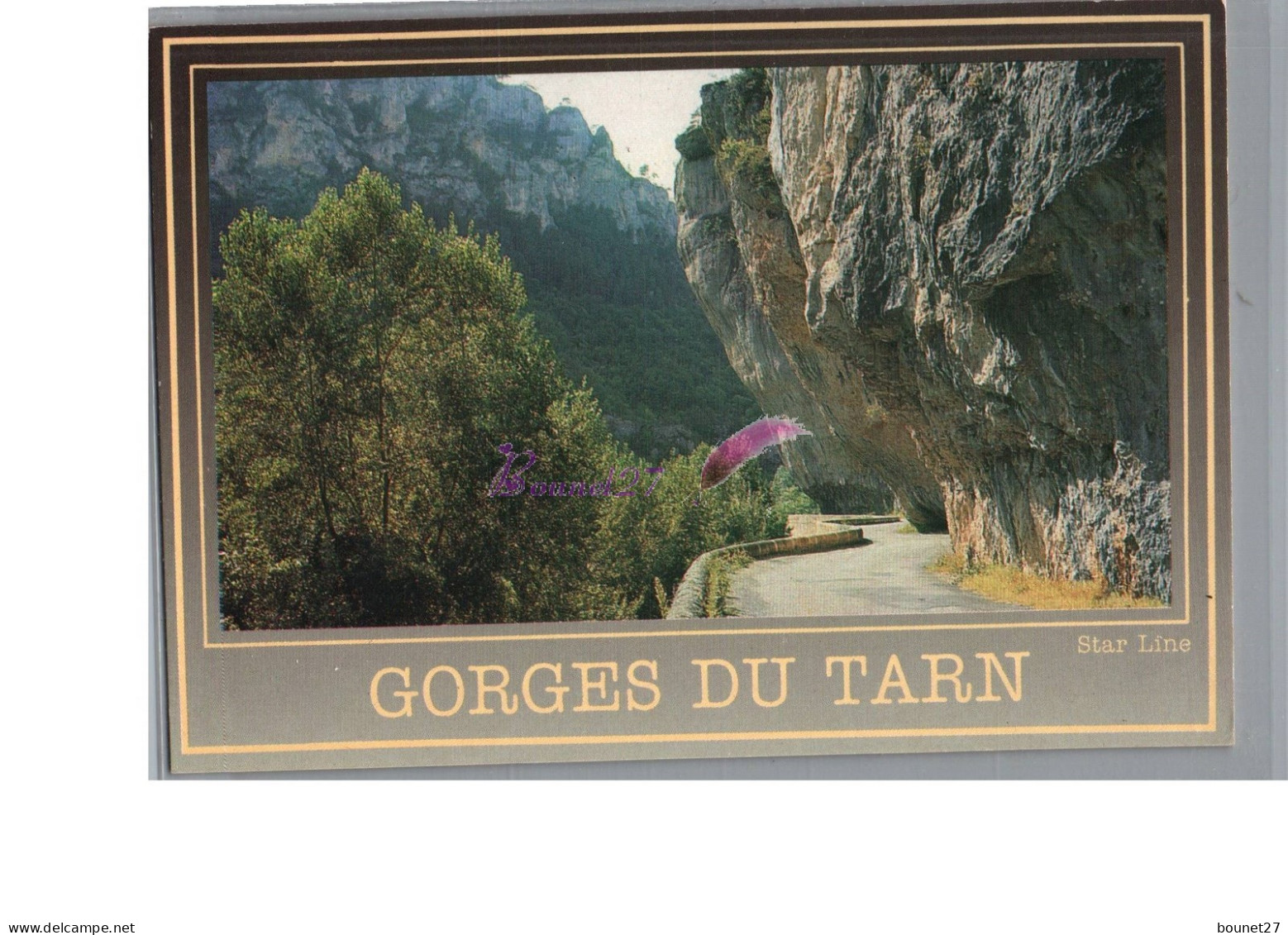 GORGES DU TARN 48 - L'Encorbeillement Au Cirque Des Baumes 1991 Star Line - Gorges Du Tarn