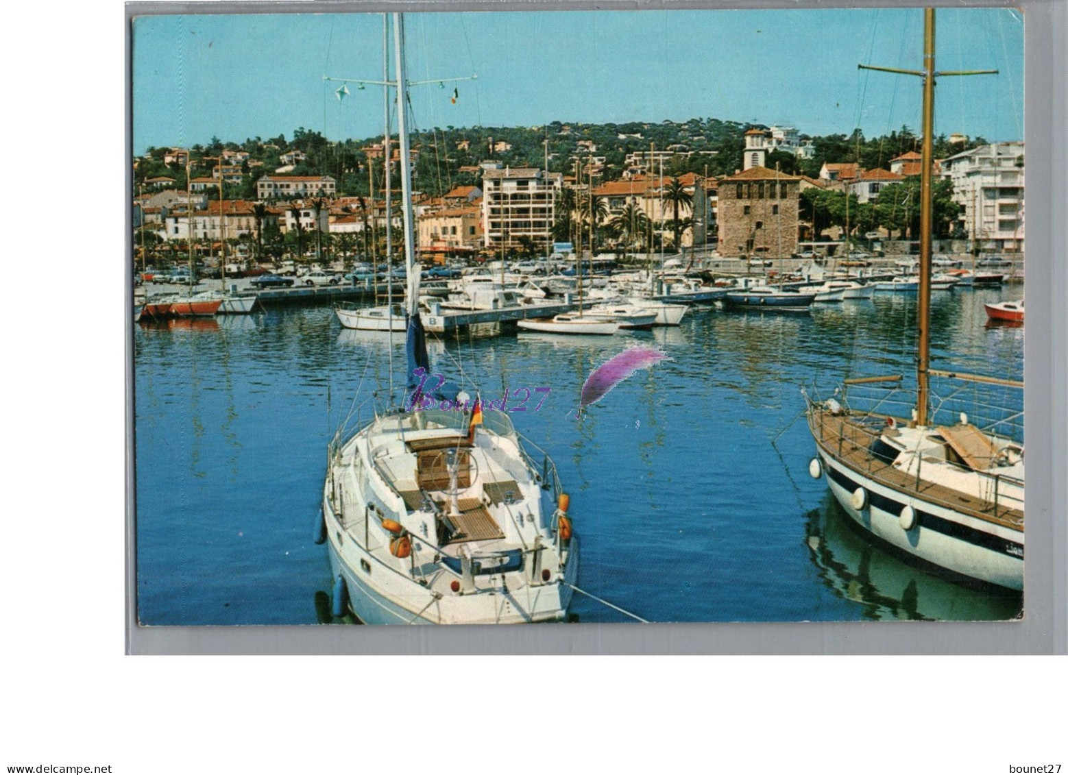 SAINTE MAXIME 83 - Vue Generale Du Port De Plaisance Bateau Voilier 1986 - Sainte-Maxime