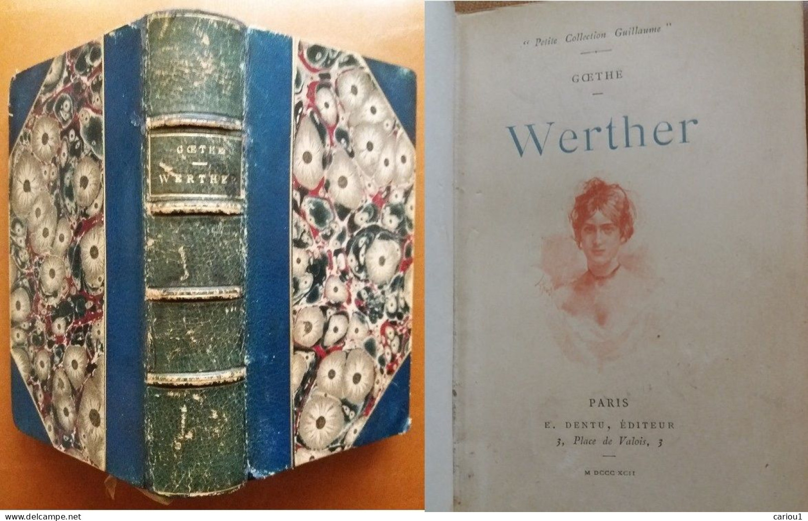 C1 GOETHE - WERTHER Collection GUILLAUME 1892 ALLEMAGNE Romantisme PORT INCLUS France - 1801-1900