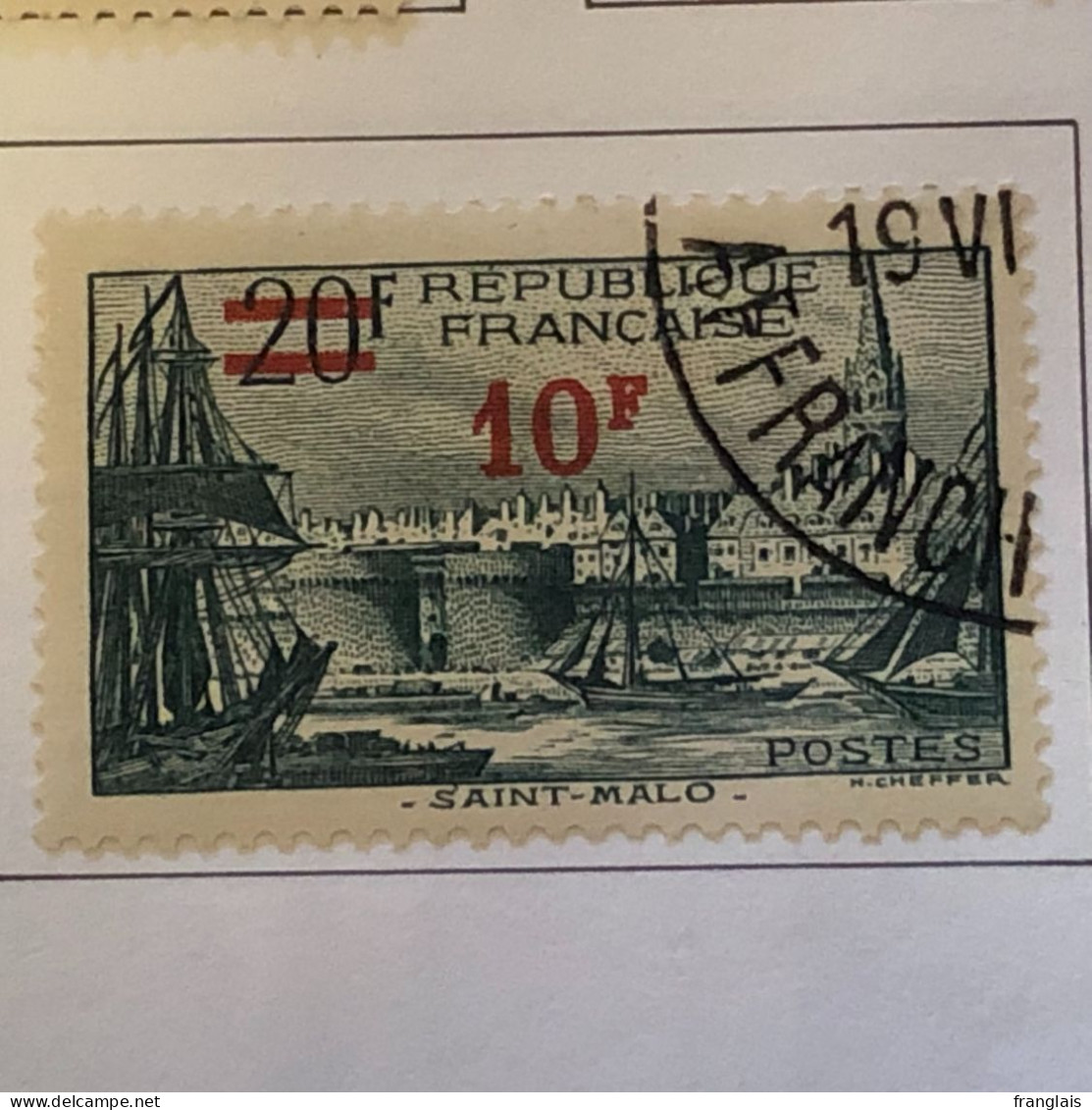 Timbre 492 St Malo  Oblitéré - Used Stamps