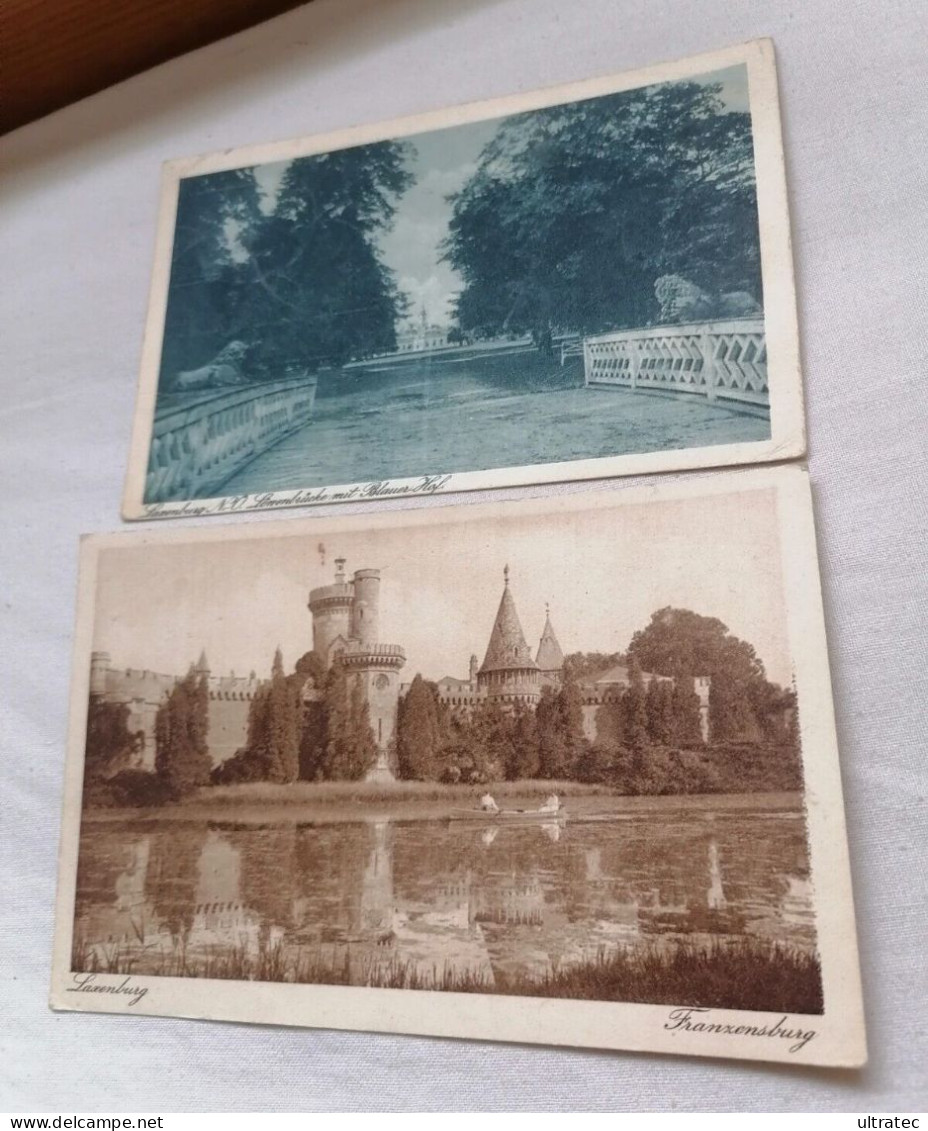 2x AK "LAXENBURG MIT SCHLOSS"  2x SCHÖNE ALTE POSTKARTEN VINTAGE ANTIK ANSICHTSKARTE  TOP ZEITDOKUMENTE  GUT ERHALTEN - Laxenburg