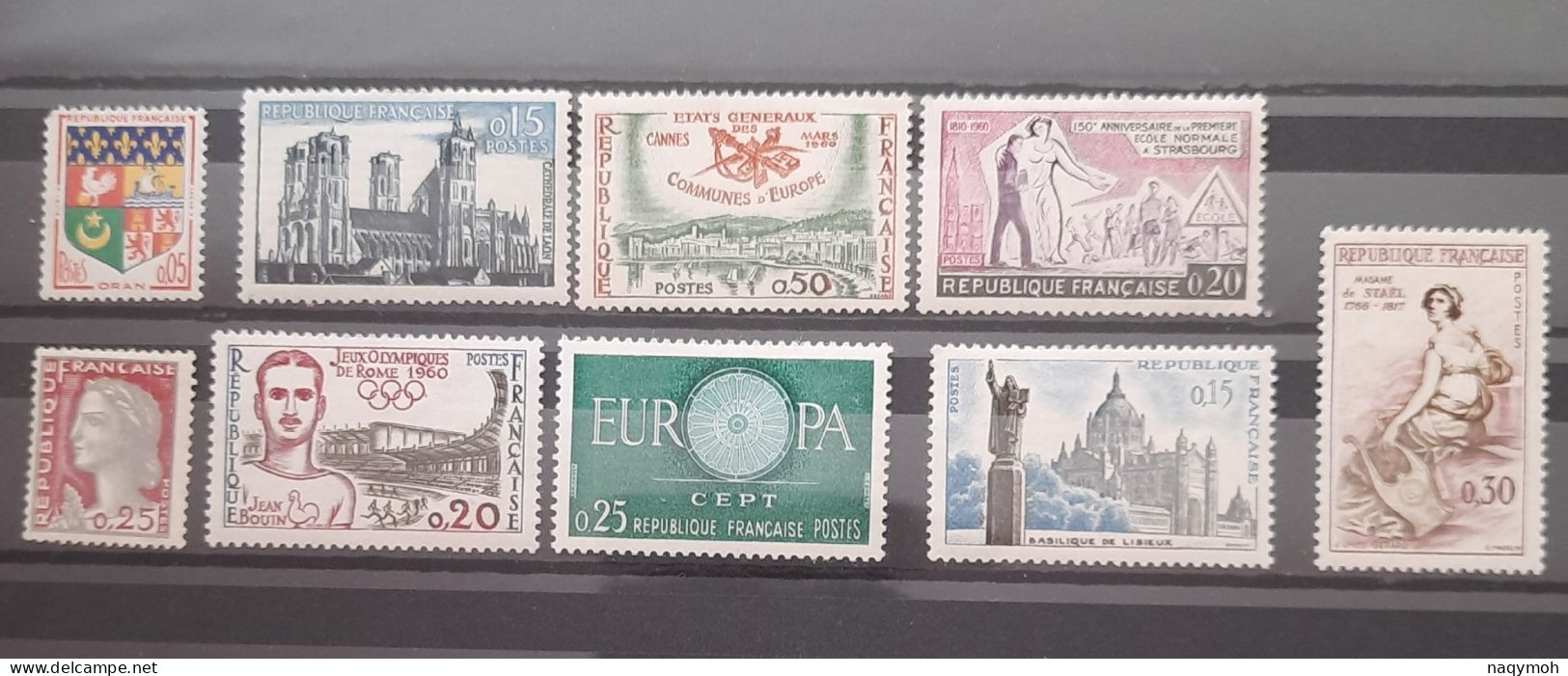 France Yvert 1230A à 1269** Année 1960 (8 Timbres MNH). - Unused Stamps