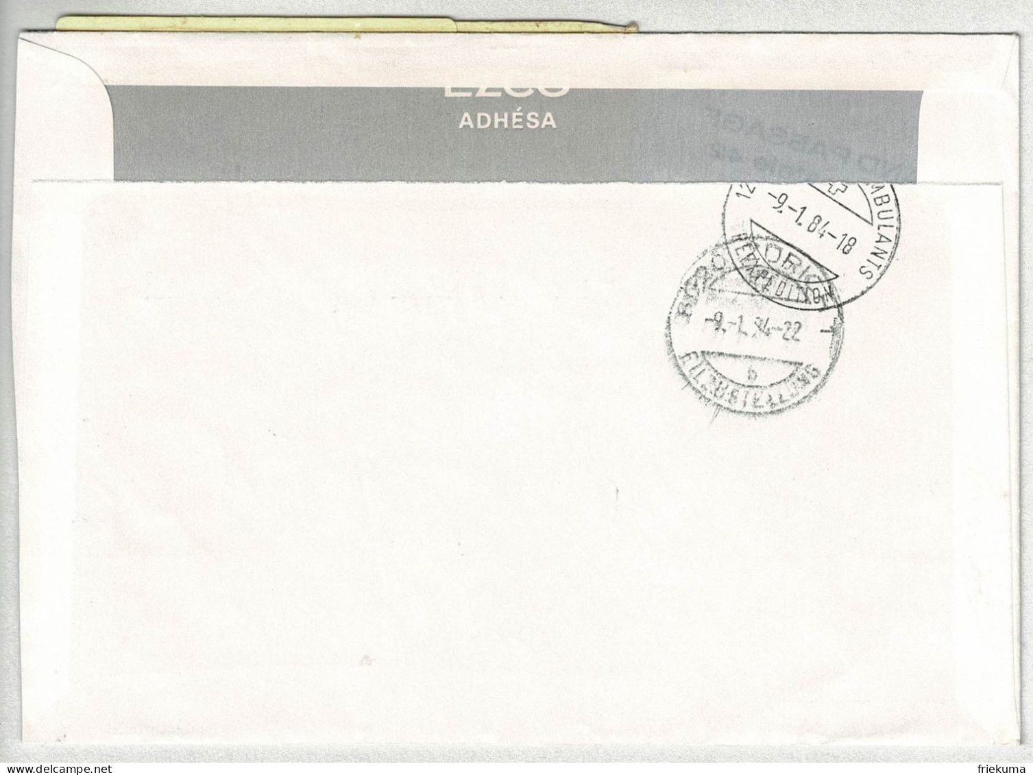 Schweiz 1984, Brief Express Freistempel / EMA / Meterstamp Thônex - Zürich - Postage Meters