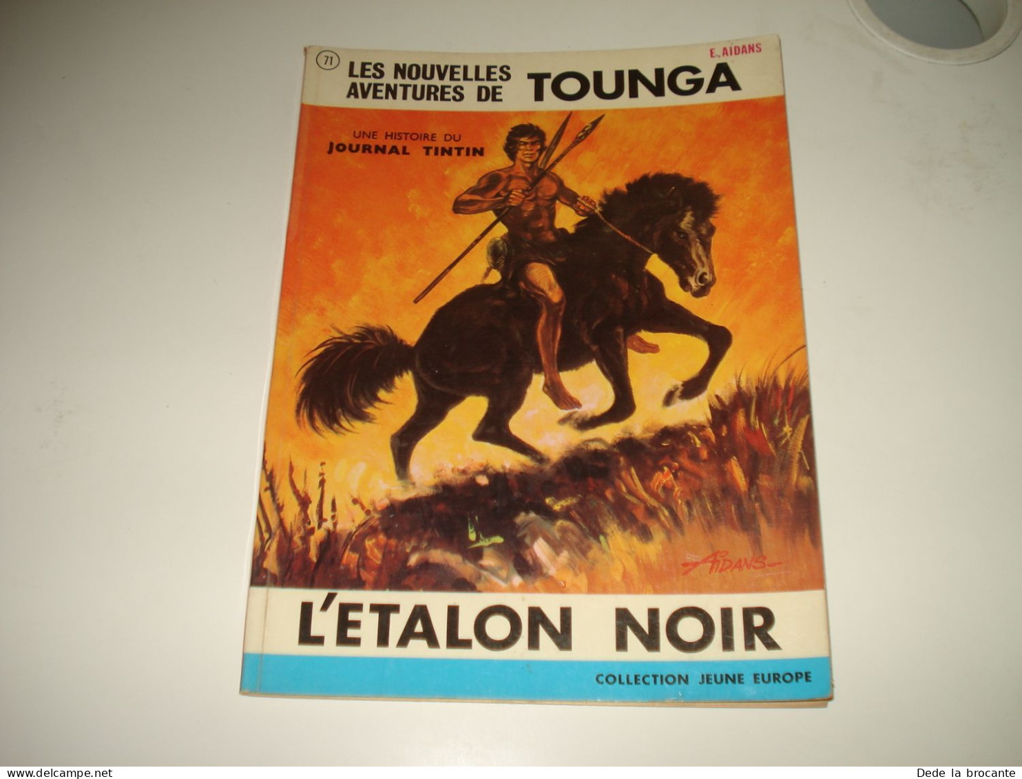 C55 / Tounga  " L'étalon Noir " - Collection Jeune Europe 71 - EO De 1971 - Otros & Sin Clasificación