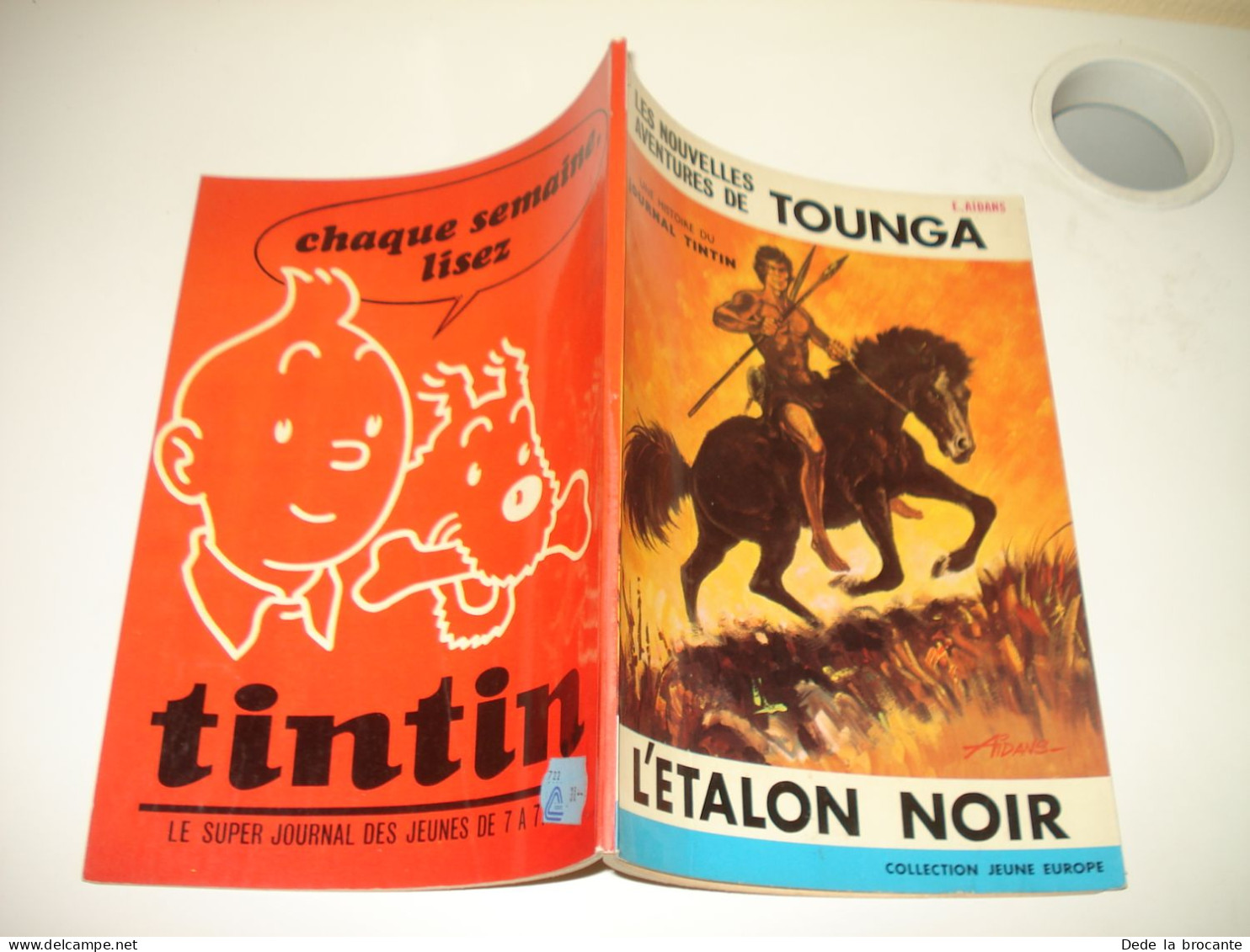 C55 / Tounga  " L'étalon Noir " - Collection Jeune Europe 71 - EO De 1971 - Otros & Sin Clasificación