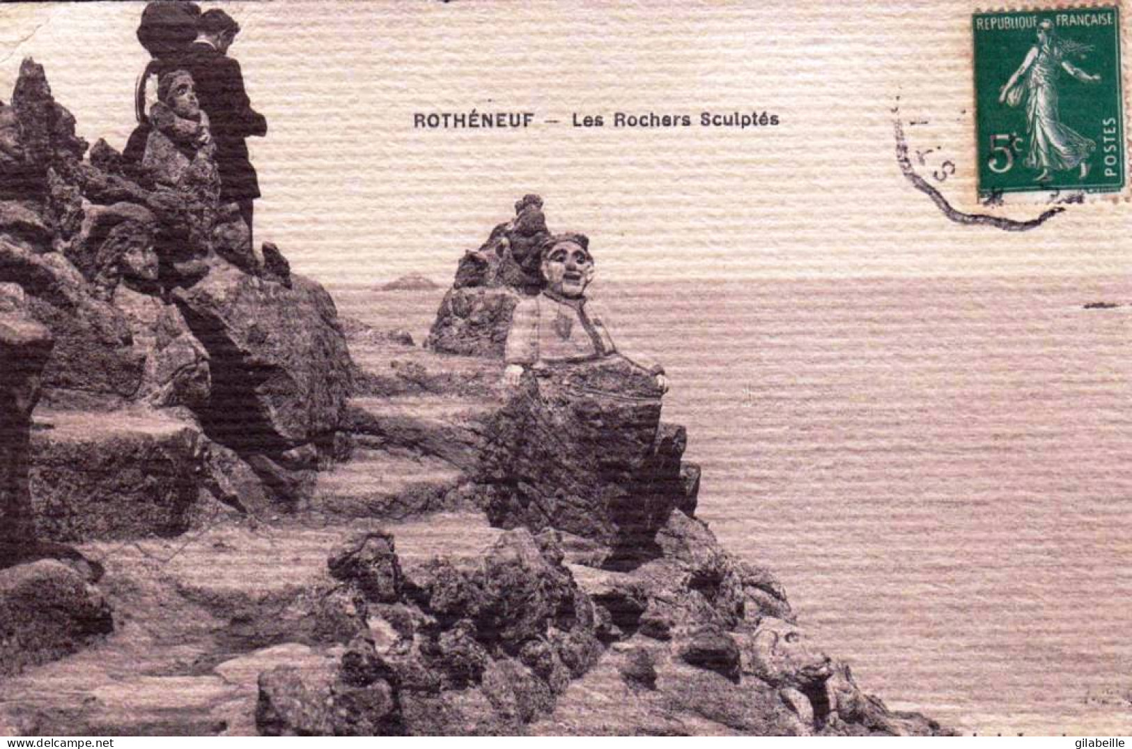 35 - Ille Et Vialine - ROTHENEUF ( Saint Malo ) -  Les Rochers Sculptés - Rotheneuf