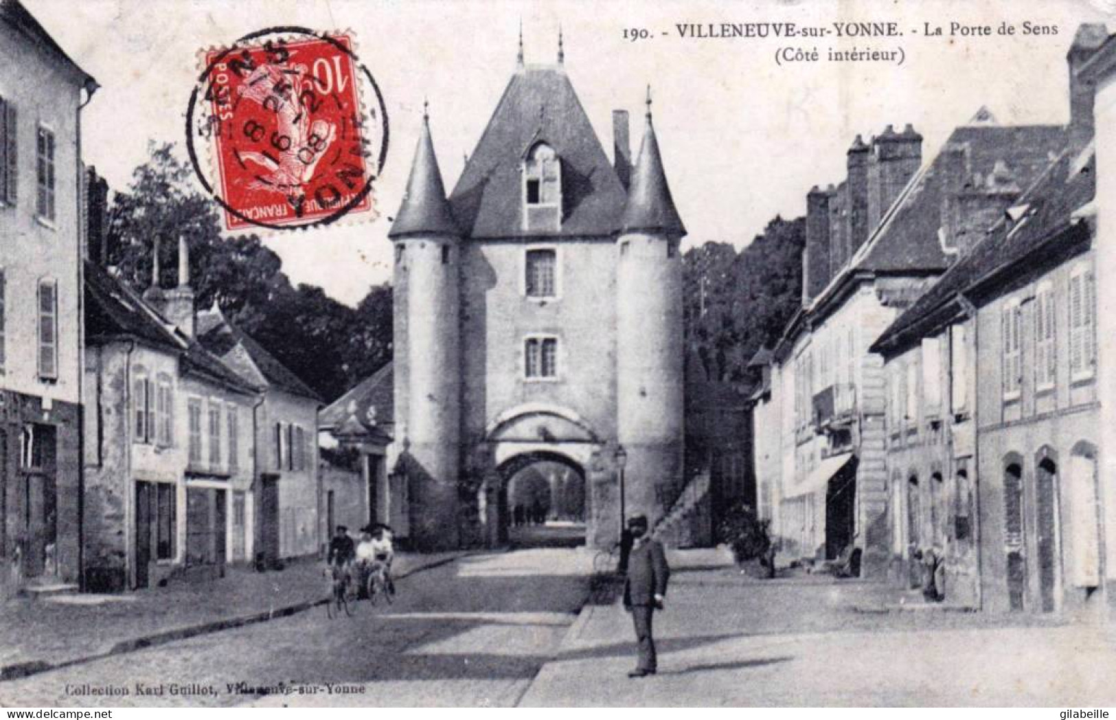 89 - Yonne - VILLENEUVE  Sur YONNE -  La Porte De Sens - Villeneuve-sur-Yonne