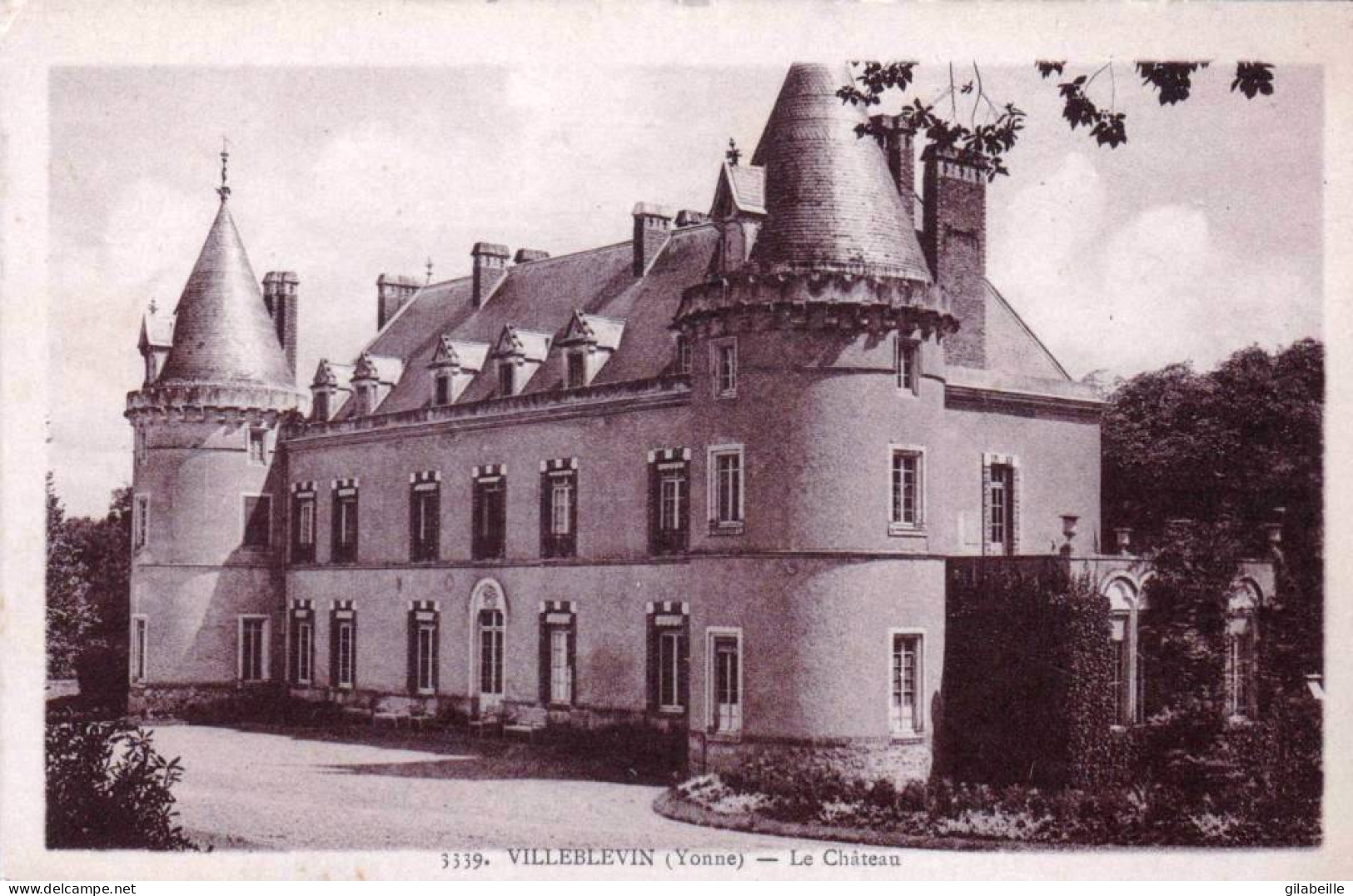 89 - Yonne -  VILLEBLEVIN -   Le Chateau - Villeblevin