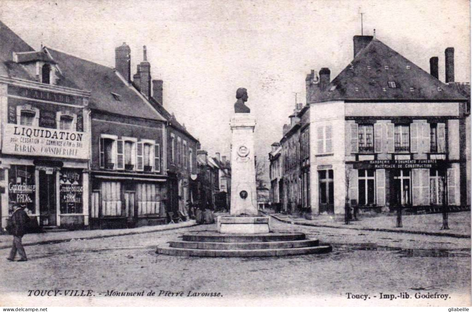 89 -  Yonne -  TOUCY -  Monument De Pierre Larousse - Toucy