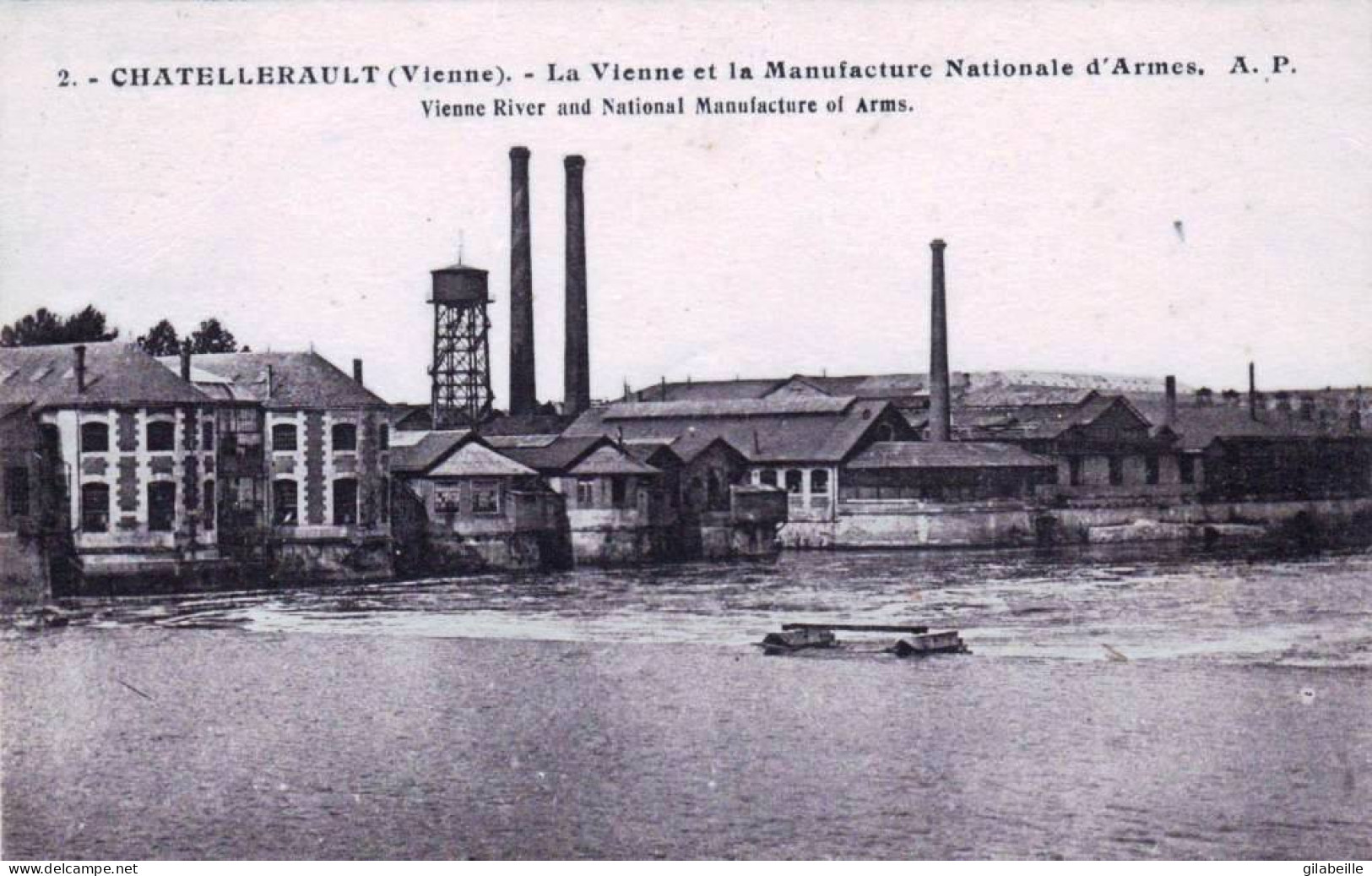 86 - Vienne -  CHATELLERAULT -   La Vienne Et La Manufacture Nationale D'armes - Chatellerault