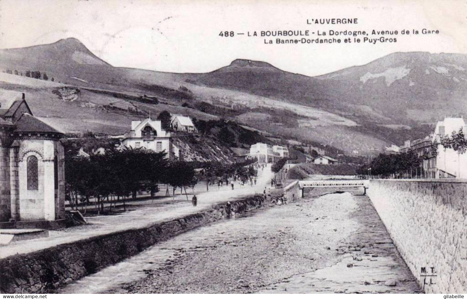 63 - Puy De Dome -  LA BOURBOULE -  La Dordogne - Avenue De La Gare - La Bourboule