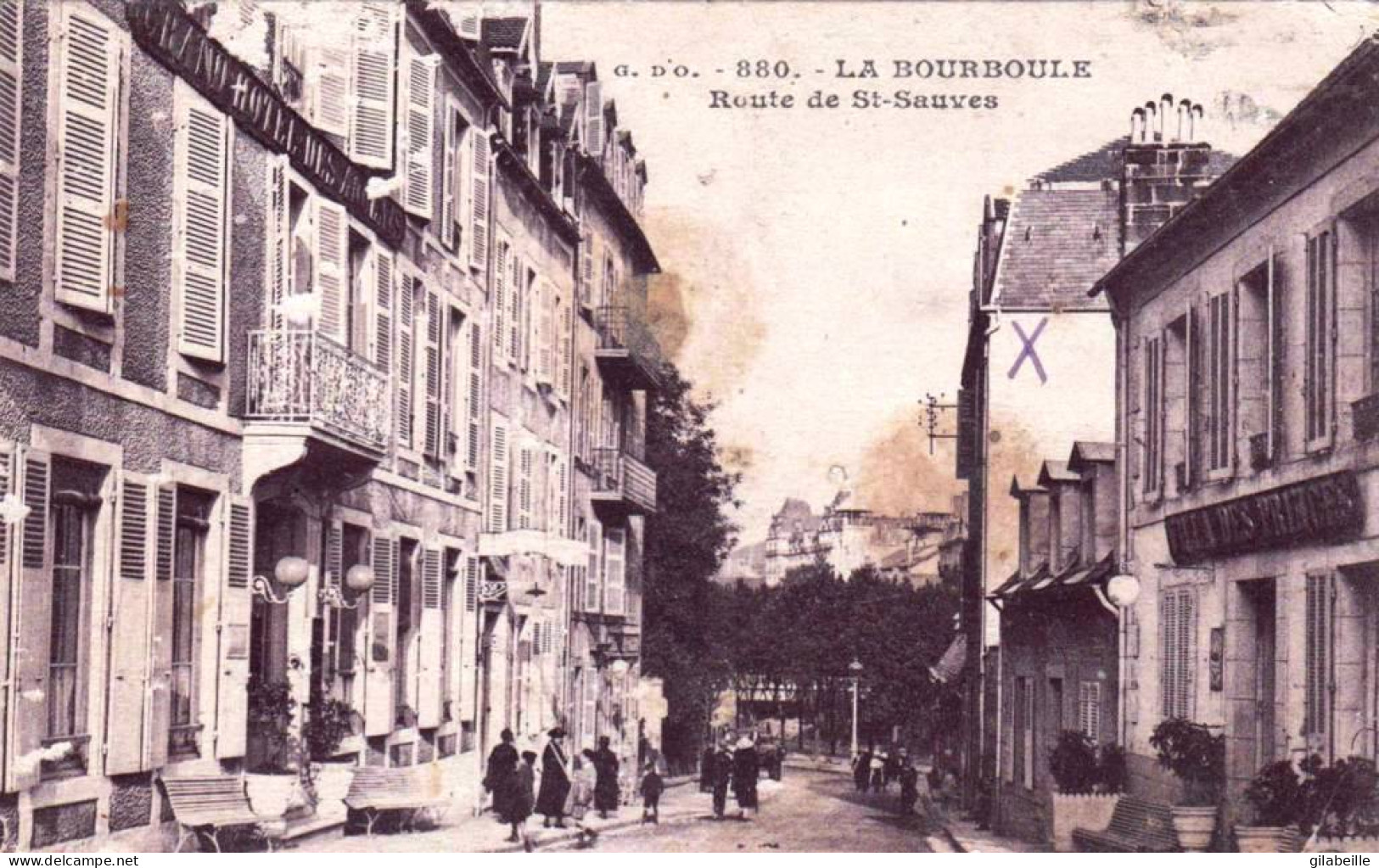 63 - Puy De Dome -  LA BOURBOULE -  Route De Saint Sauves - La Bourboule