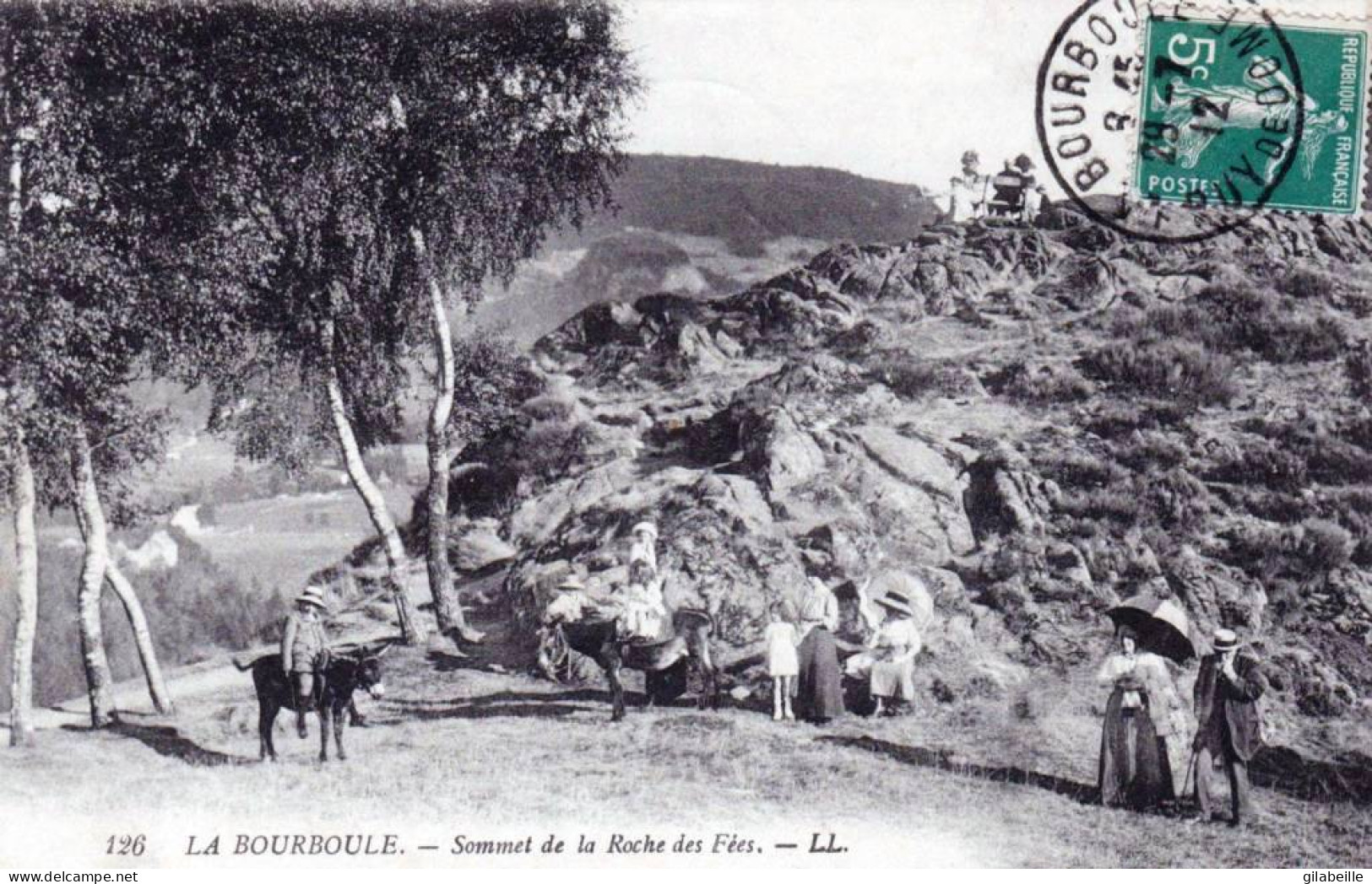 63 - Puy De Dome -  LA BOURBOULE  - Sommet De La Roche Aux Fées - La Bourboule