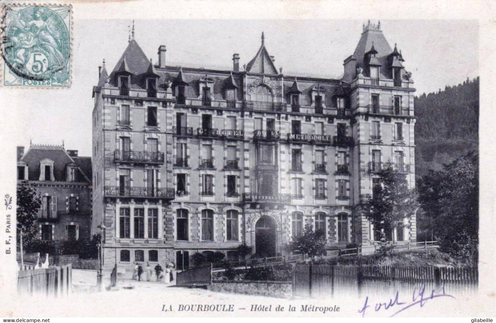 63 - Puy De Dome -  LA BOURBOULE   -  Hotel De La Metropole - La Bourboule