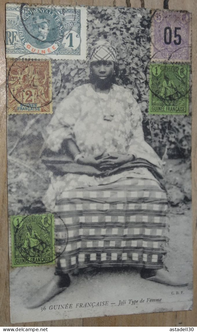 GUINEE FRANCAISE, Oblitération Sur CPA A Voir - 1913  ................18706 - Storia Postale